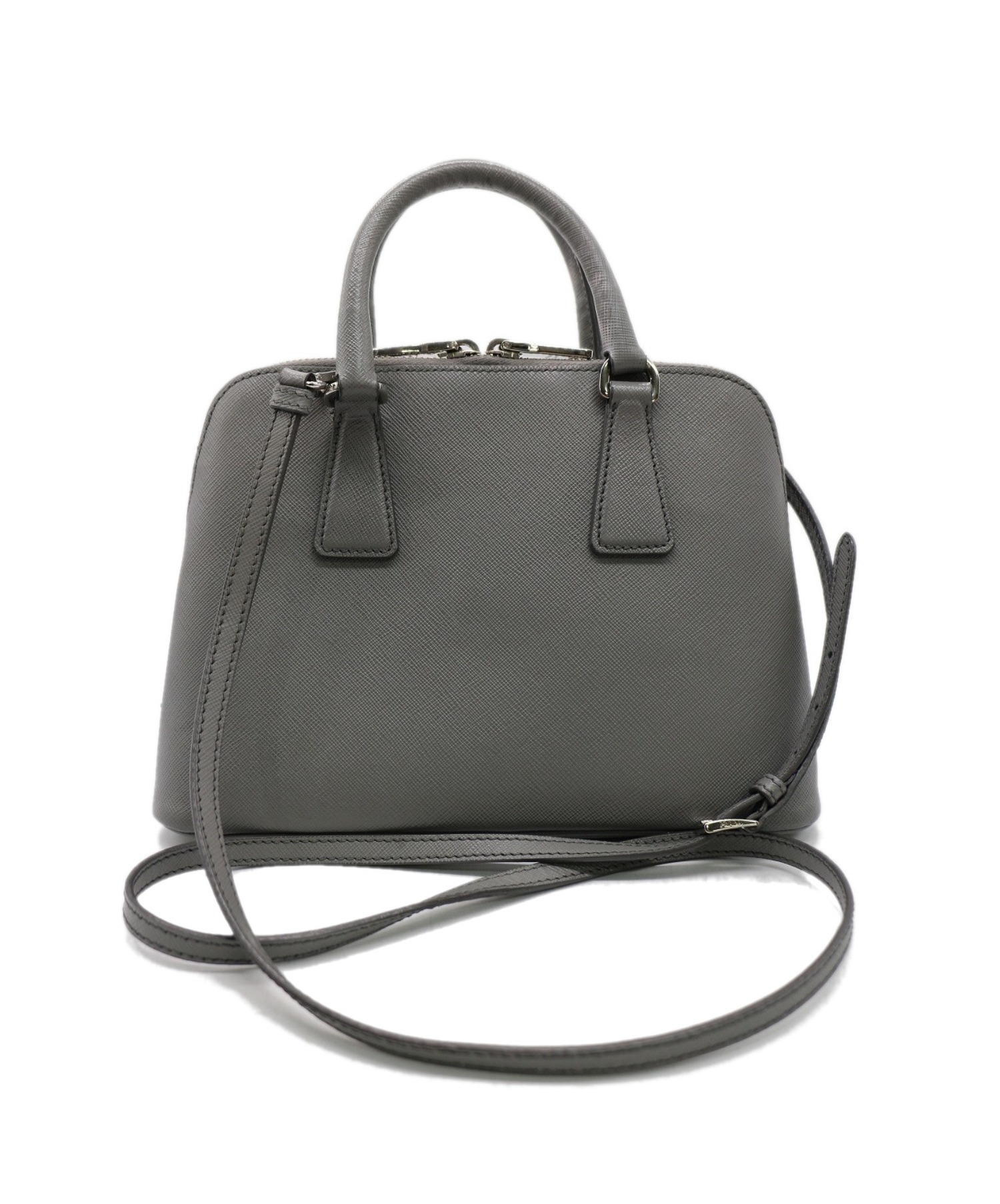 中古・古着通販】PRADA (プラダ) ショルダーバッグ グレー 