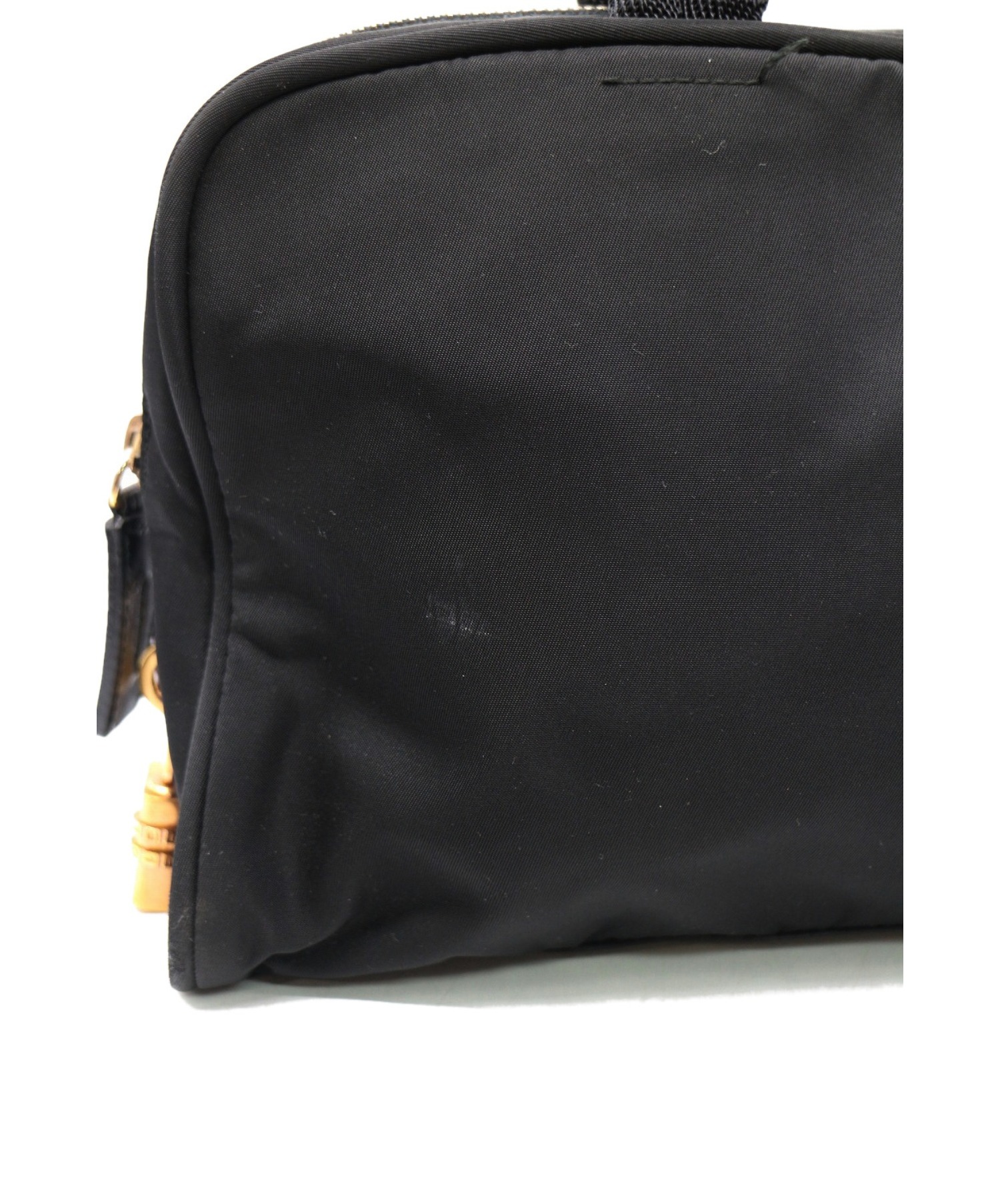 中古・古着通販】PRADA (プラダ) ナイロンミニボストンバッグ