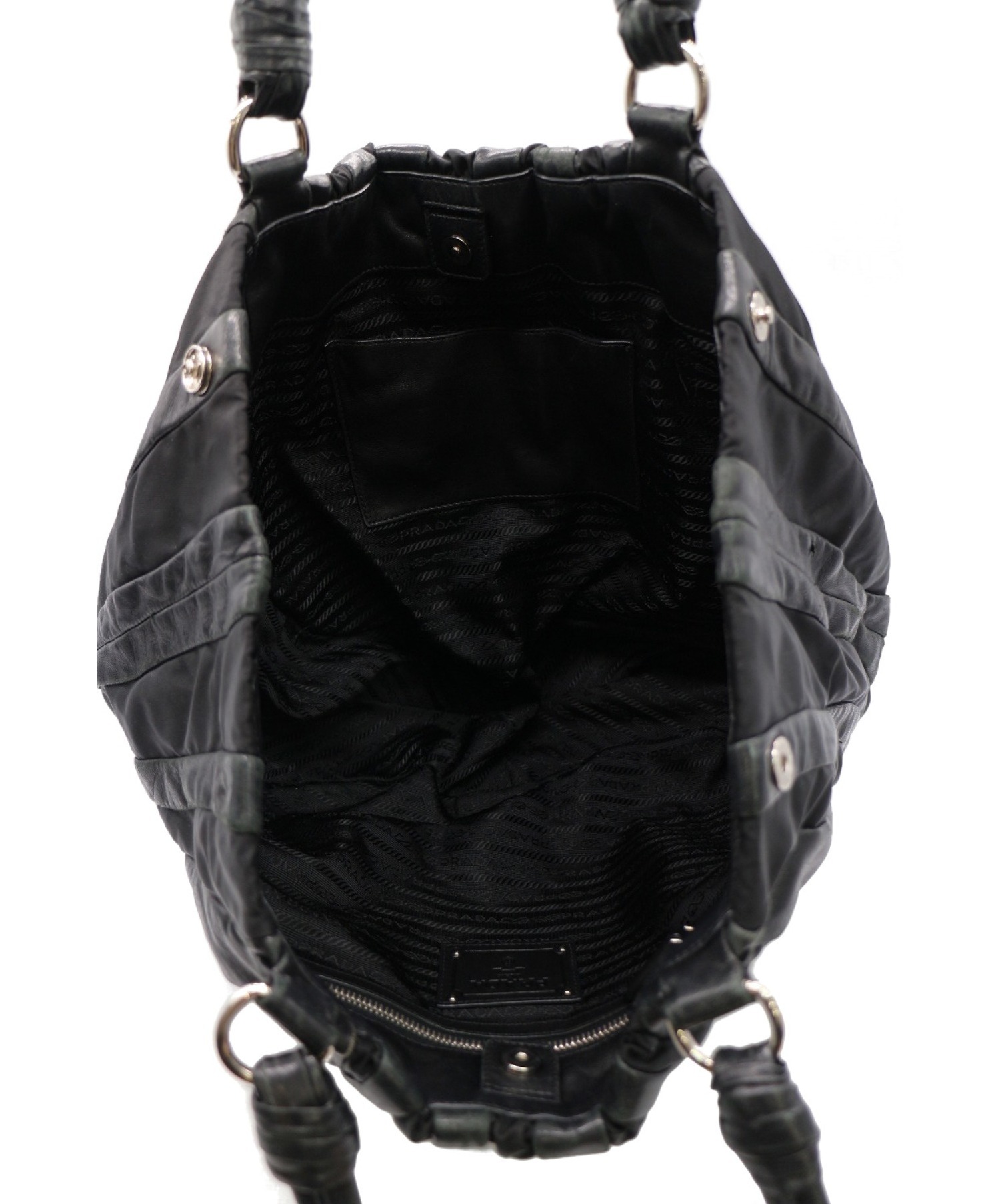 中古・古着通販】PRADA (プラダ) クリムソン ブラック BR3994 165 