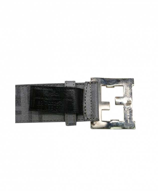 中古・古着通販】FENDI (フェンディ) ズッカ柄ロゴベルト グレー