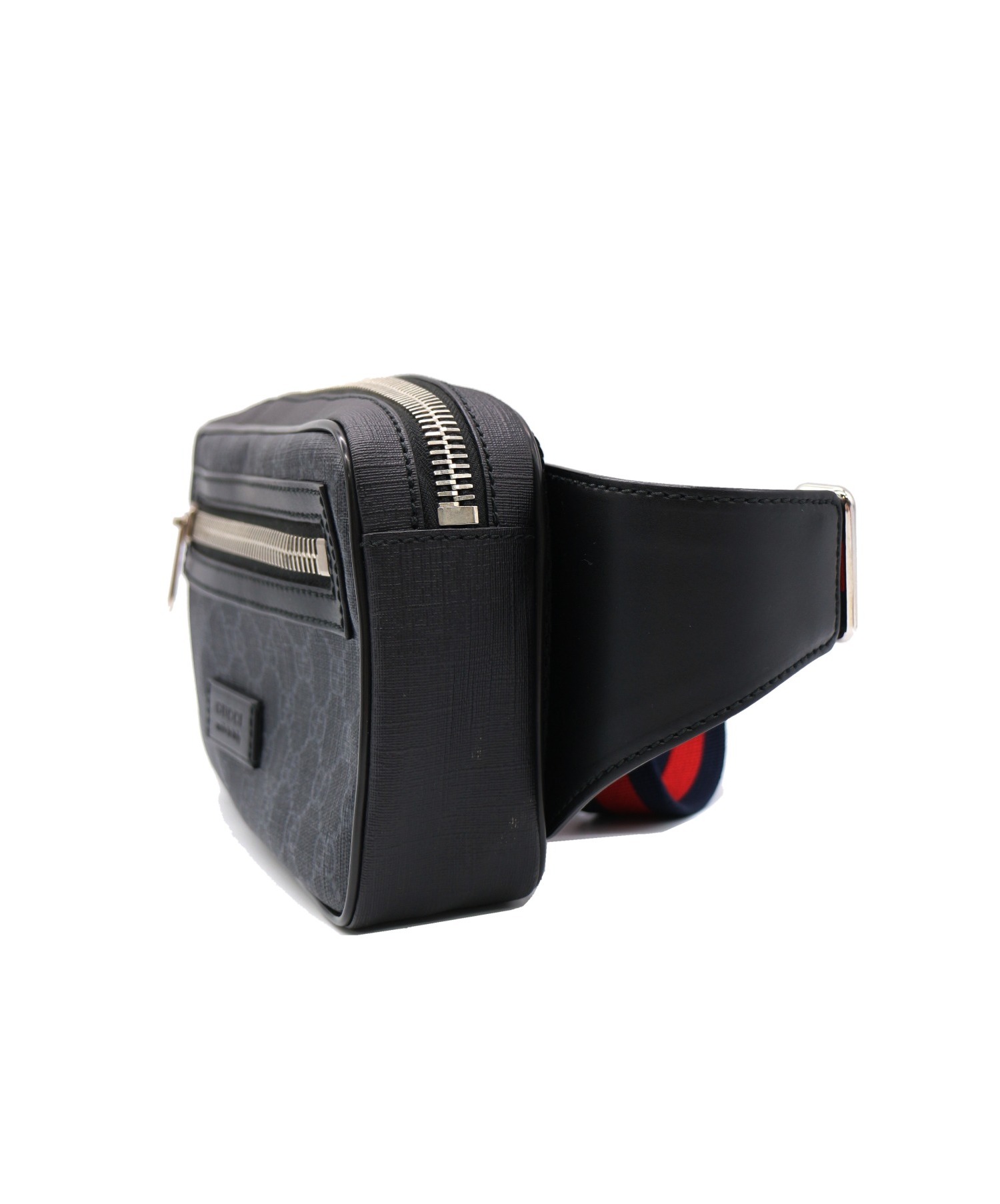 中古・古着通販】GUCCI (グッチ) GGスプリームボディバッグ ブラック