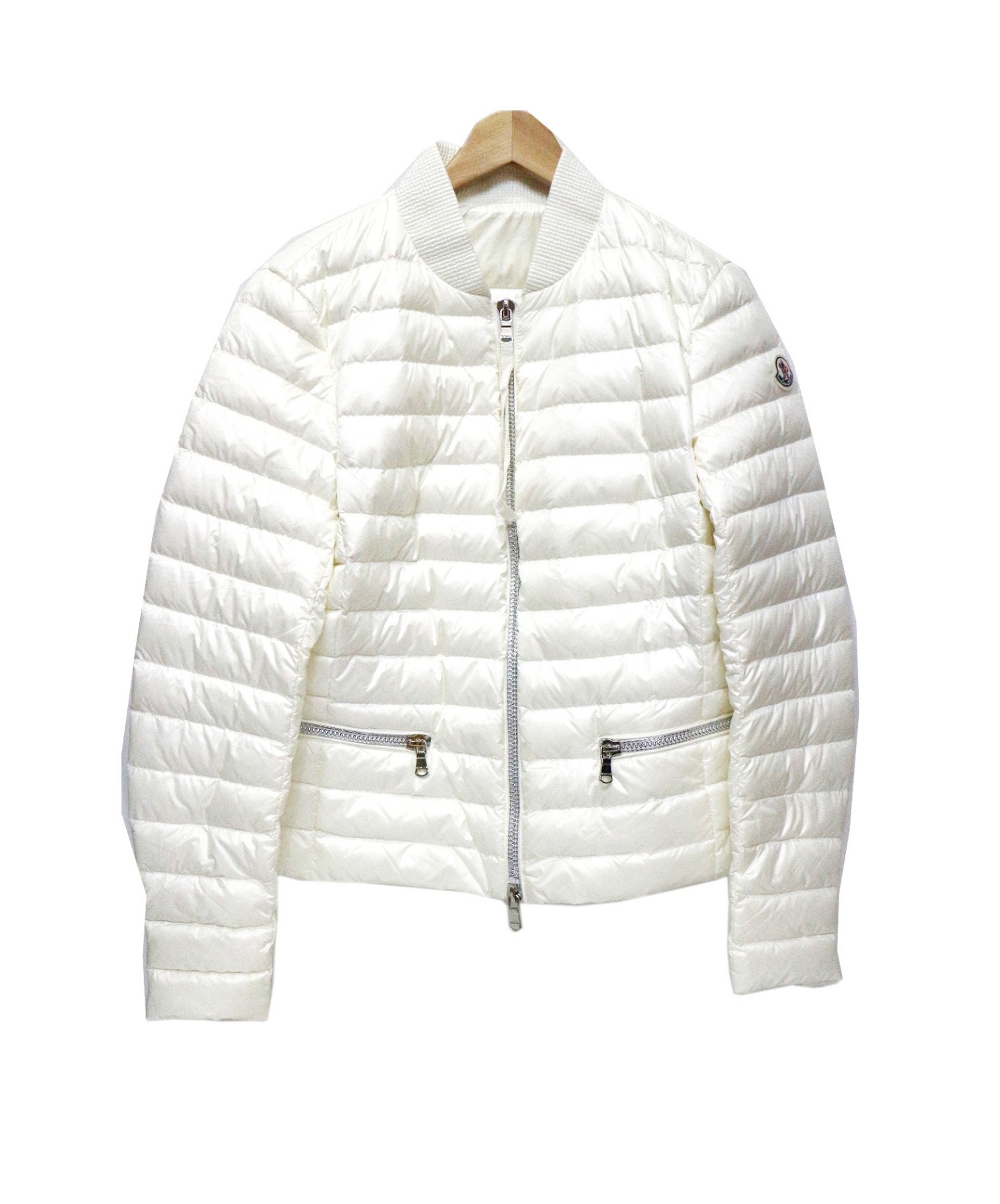中古・古着通販】MONCLER (モンクレール) ダウンジャケット ホワイト