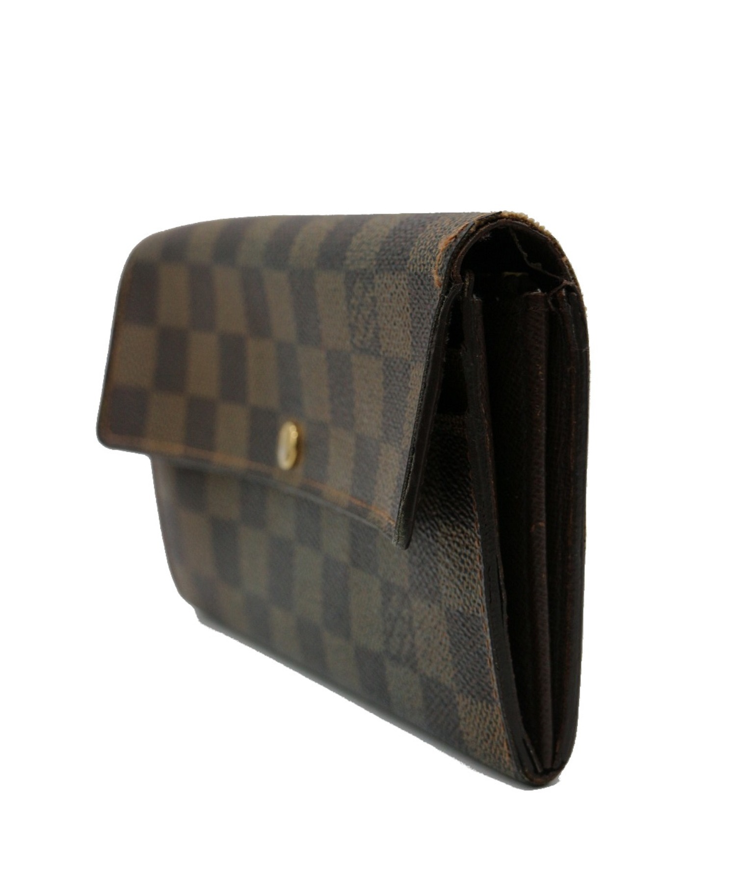 中古・古着通販】LOUIS VUITTON (ルイヴィトン) 長財布 ブラウン 
