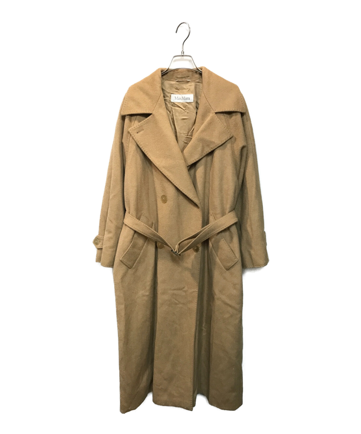 中古・古着通販】MaxMara (マックスマーラ) キャメルダブルコート