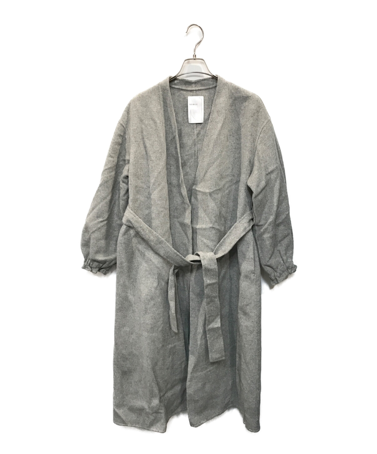 一度着用　noble リバーパフガウンコート 一度着用 noble リバーパフガウンコート - メルカリ
