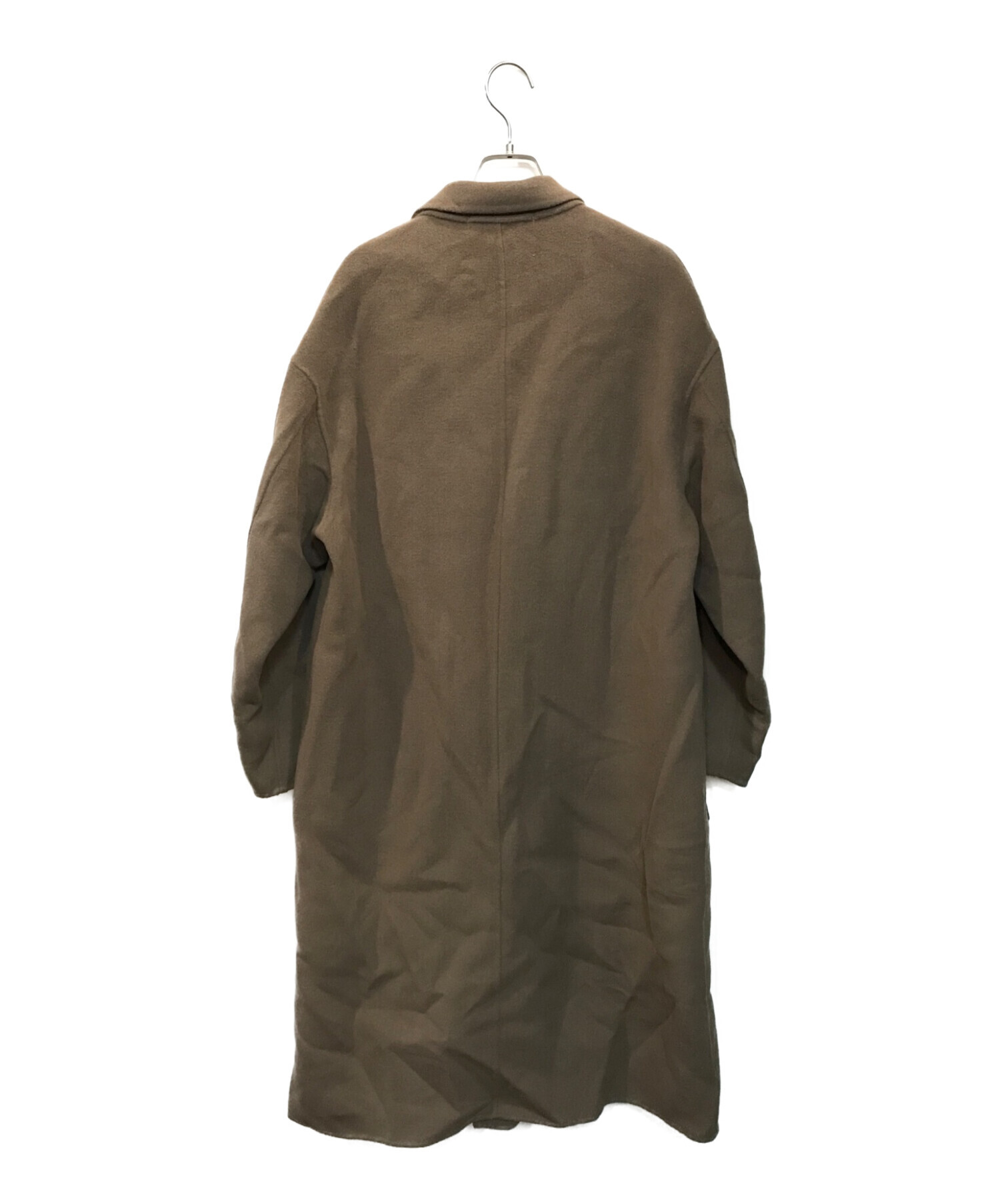 中古・古着通販】VICTIM (ヴィクティム) LONG COAT ブラウン 中古・古着通販】VICTIM (ヴィクティム) LONG COAT ブラウン