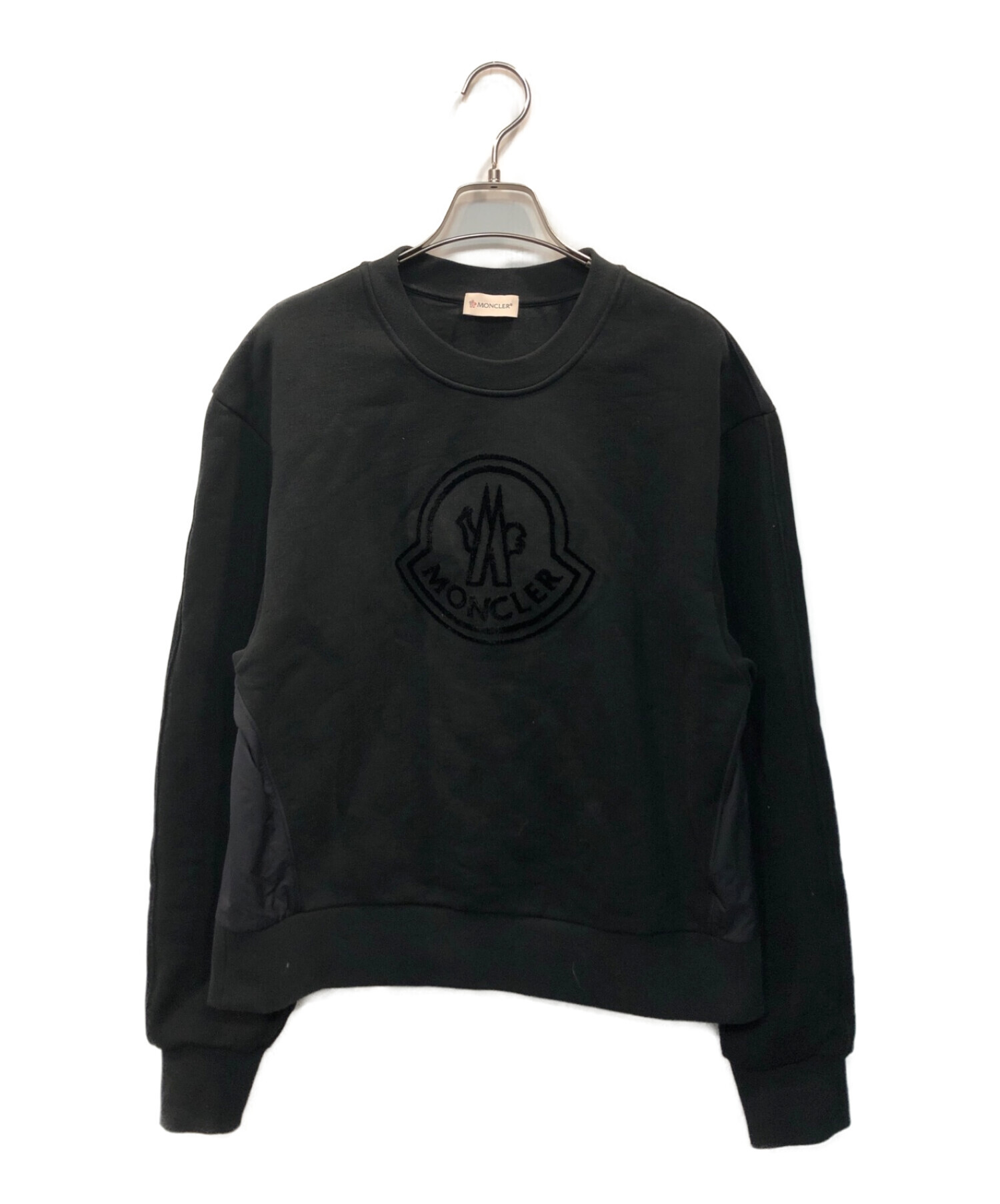 中古・古着通販】MONCLER (モンクレール) SWEATSHIRT ブラック サイズ 