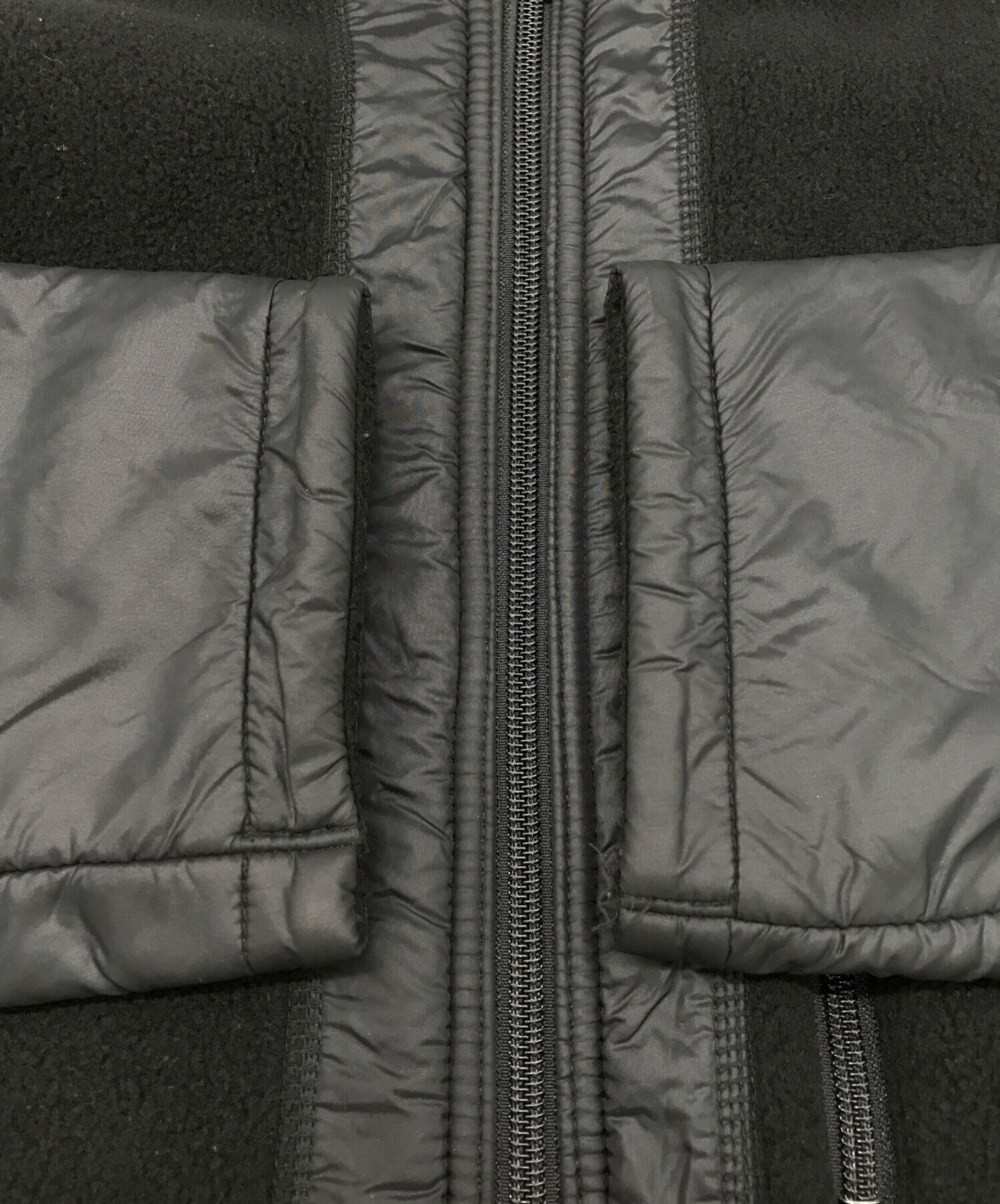 ISSEY MIYAKE フリースジャケット ブラック