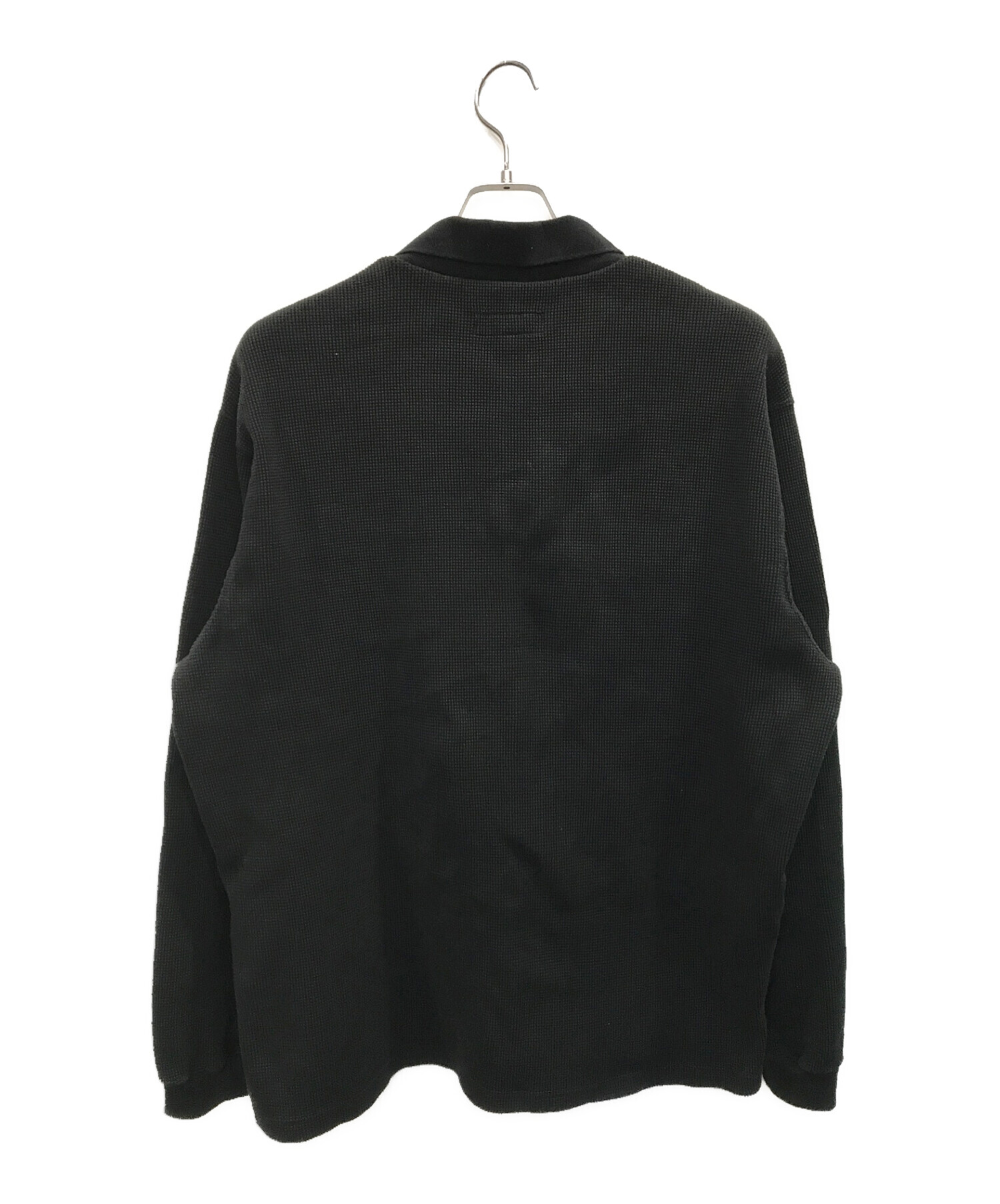中古・古着通販】SUPREME (シュプリーム) Thermal L/S Polo ブラック