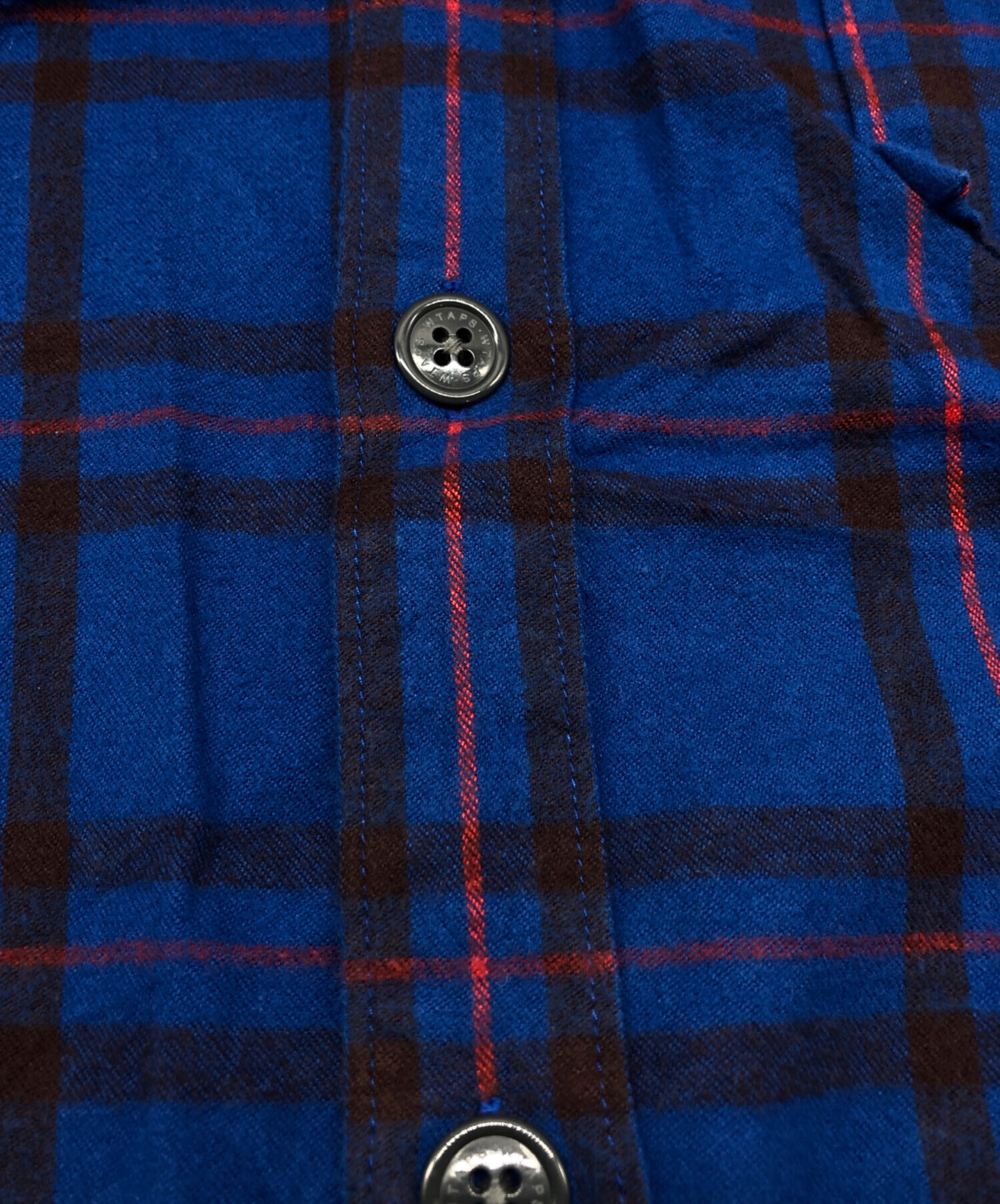 中古・古着通販】WTAPS (ダブルタップス) ROCK L/S SHIRT. ブルー