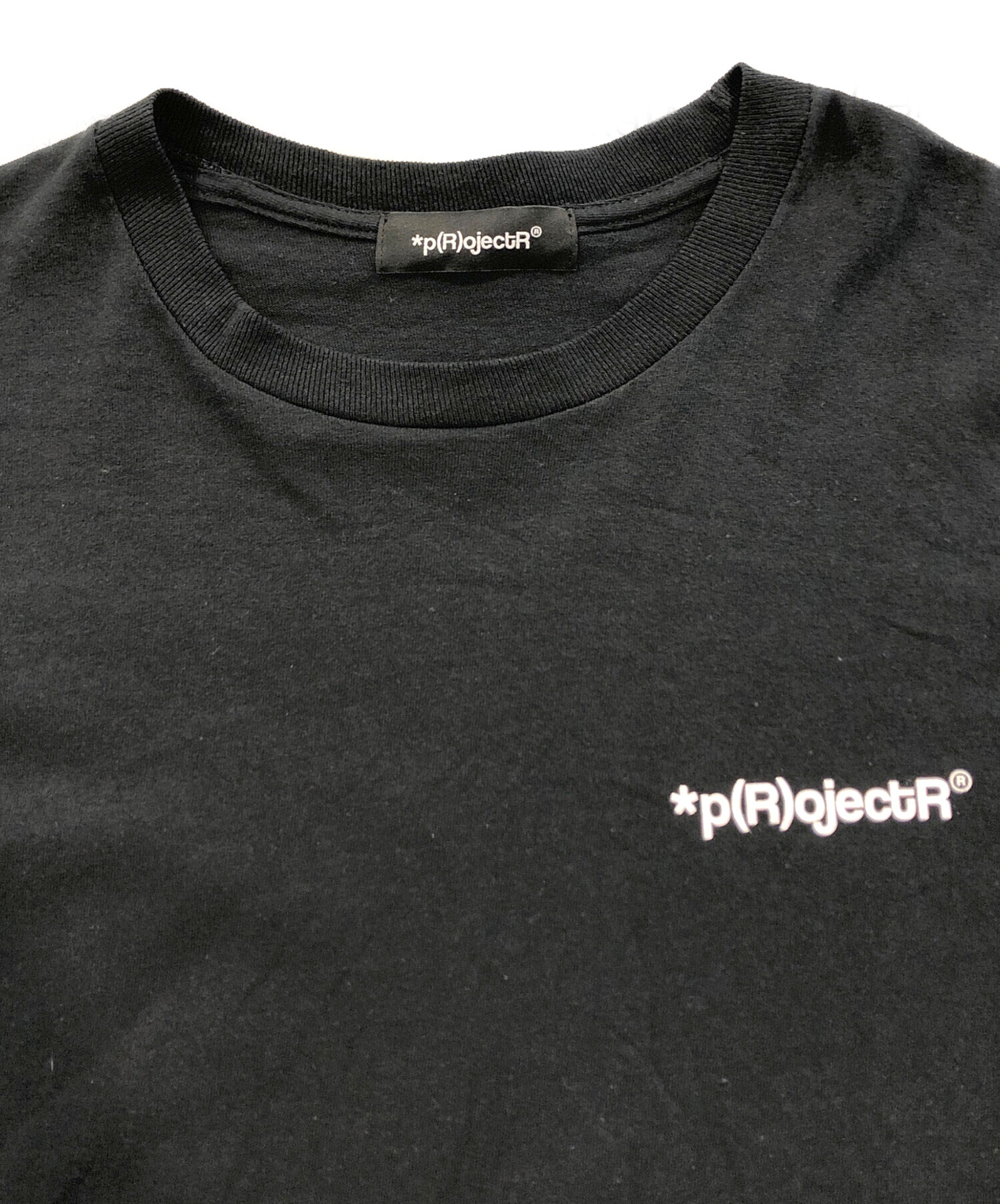 中古・古着通販】p(R)ojectR (プロジェクトアール) ロゴカットソー