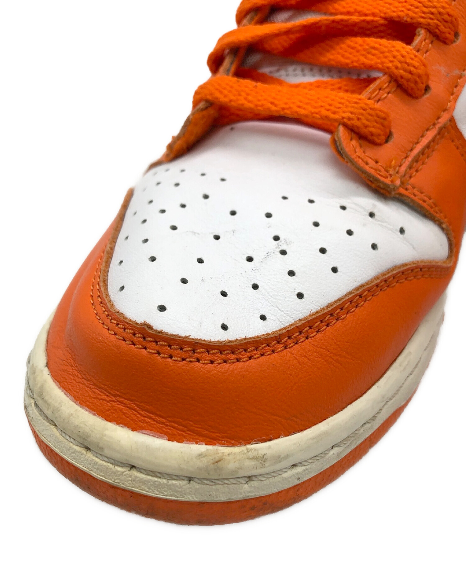 中古・古着通販】NIKE (ナイキ) DUNK LOW SP ホワイト×オレンジ サイズ 