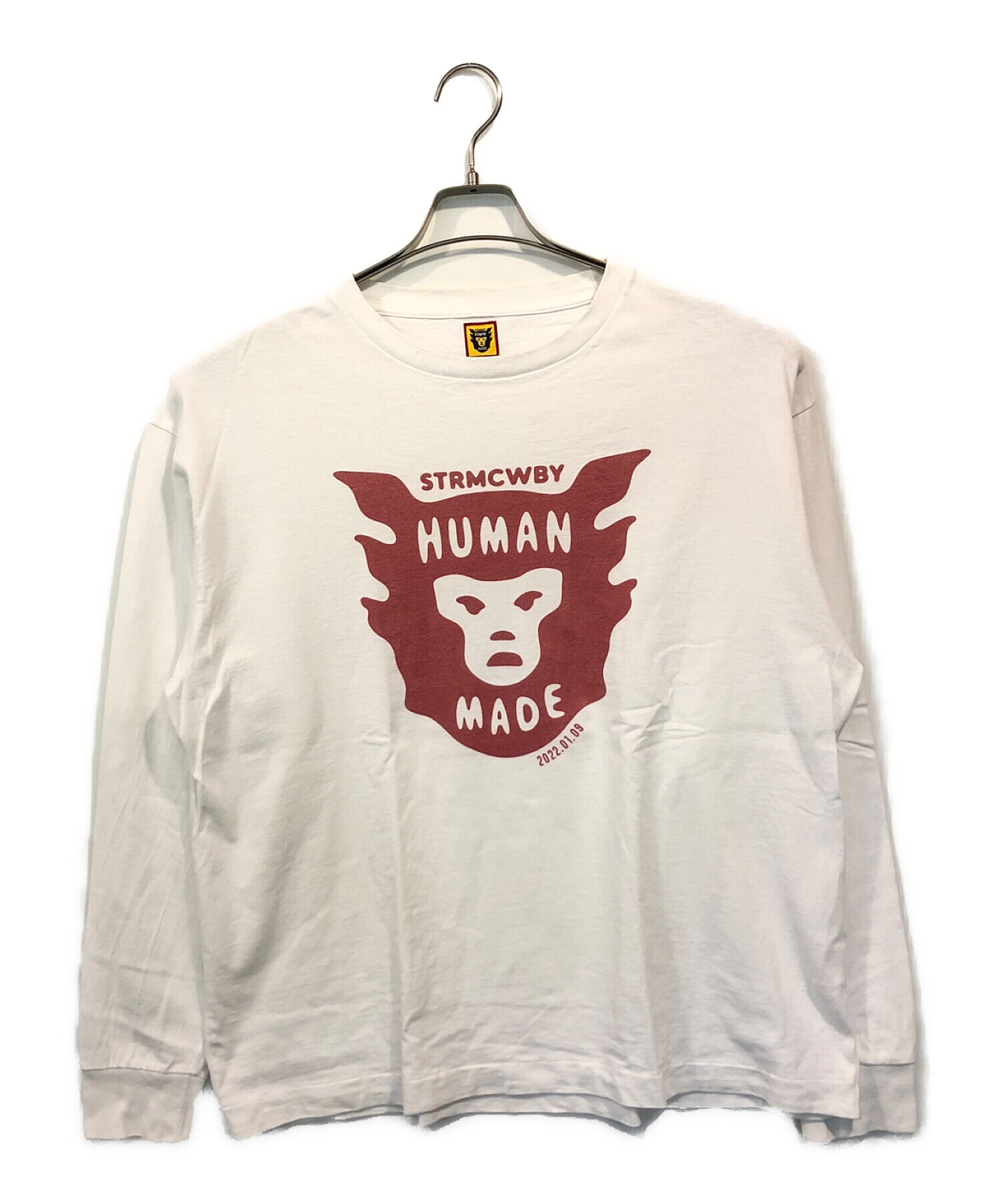 HUMAN MADE 長袖カットソー ホワイト HUMAN MADE 長袖カットソー ホワイト HUMAN MADE 長袖カットソー
