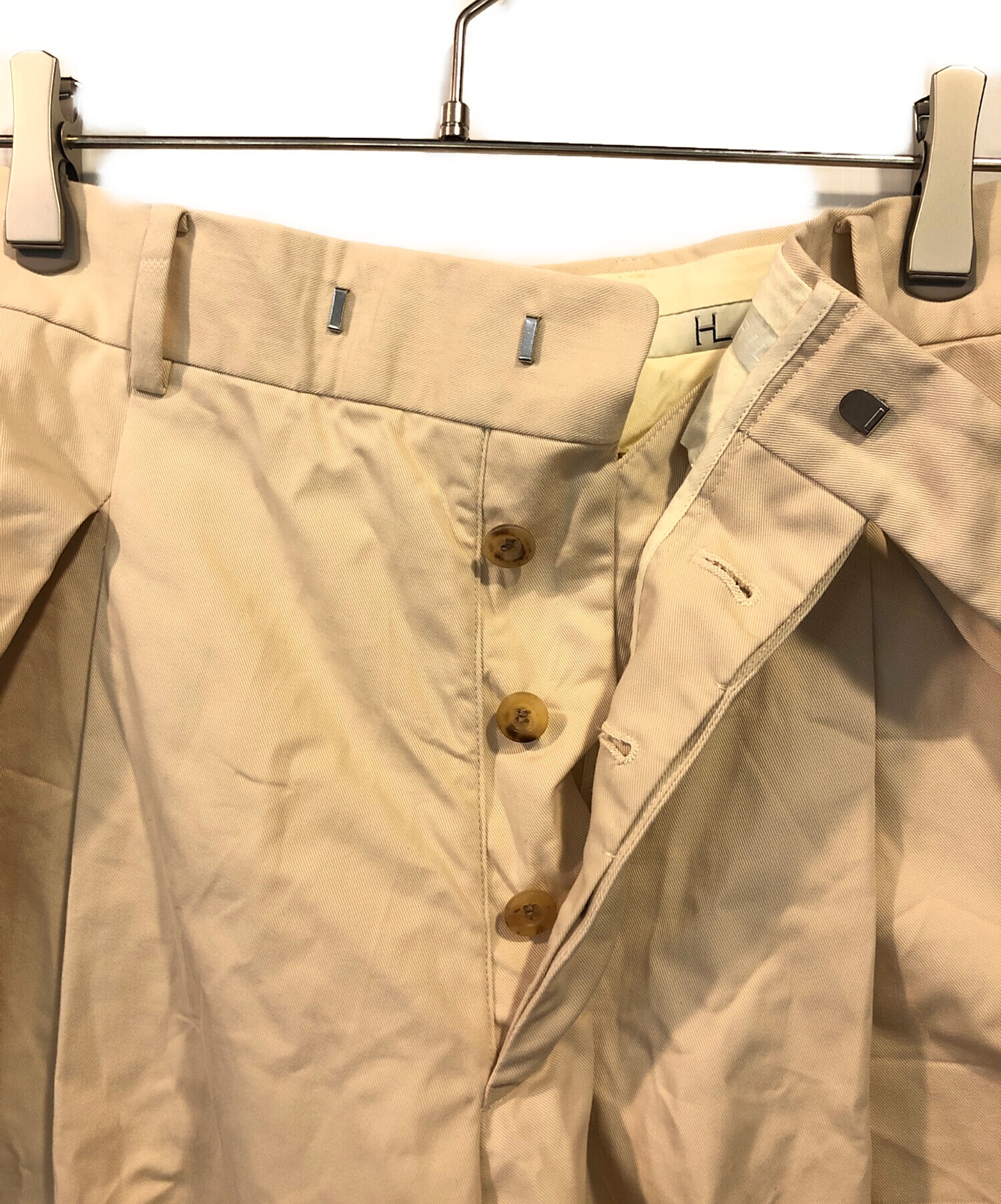 サイズ2 ヘリル エジプシャンコットン チノパンツ ブルー HERILL ヘリル 通販します。神戸 ノマド