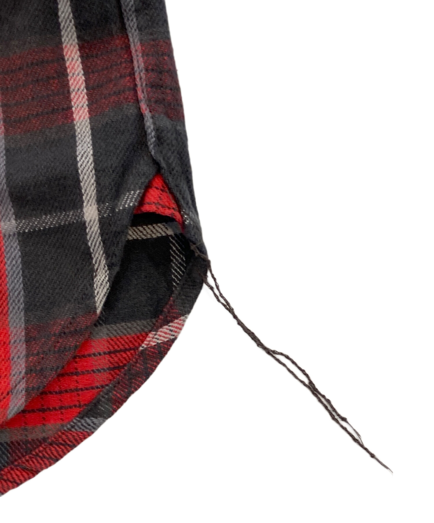 中古・古着通販】TENDERLOIN (テンダーロイン) ネルシャツ グリーン