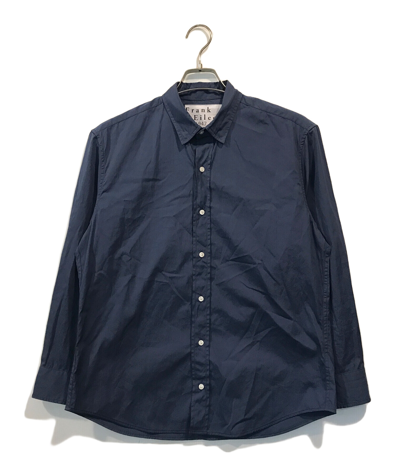 美品Frank &amp; Eileenリネン100%シャツ ドット柄涼しげカジュアル Frank&Eileen - 美品Frank & Eileenリネン100%シャツ ドット柄涼しげ