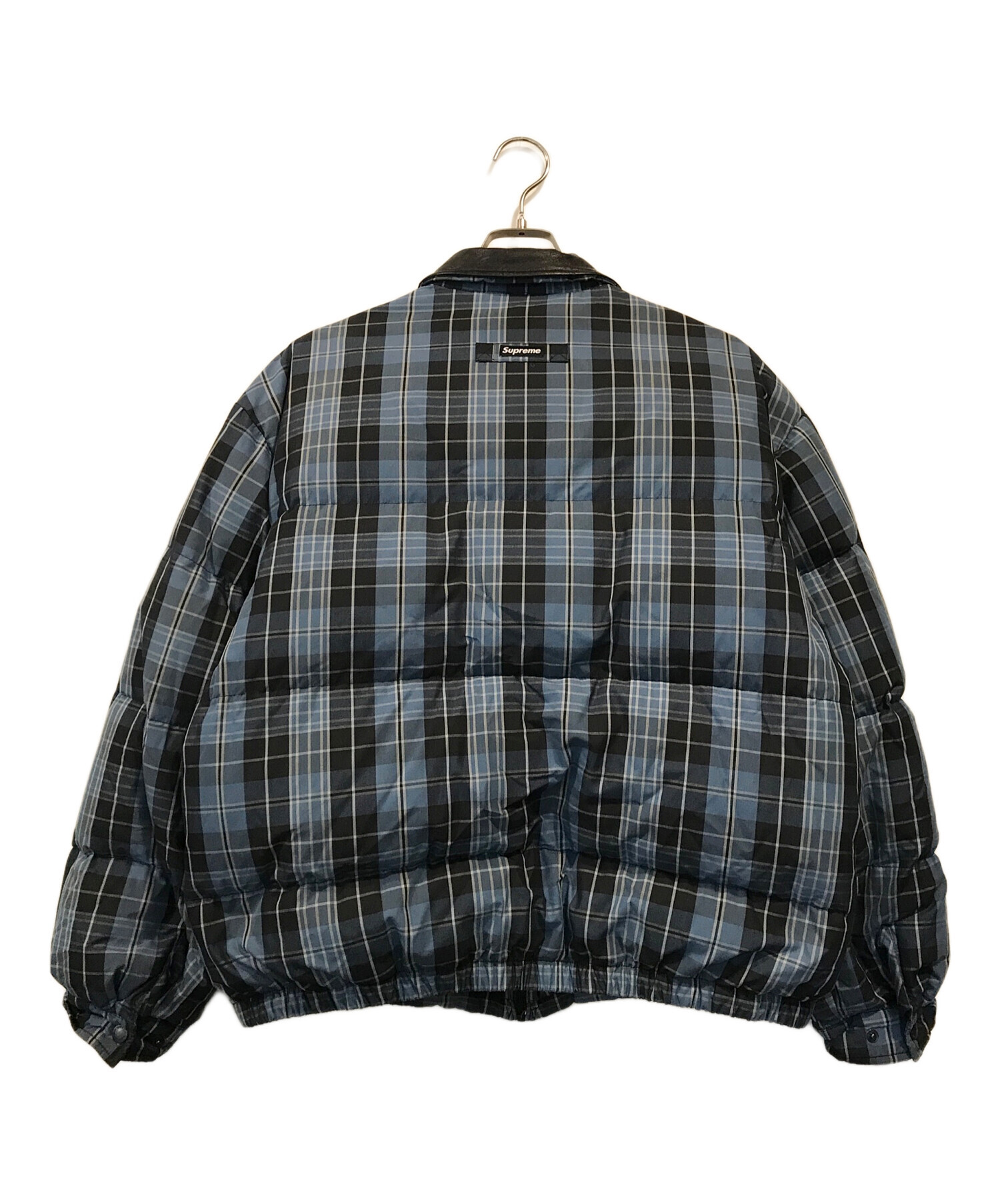 FW19 Supreme Leather Collar Puffy Jacket - レザー ダウン (Supreme 