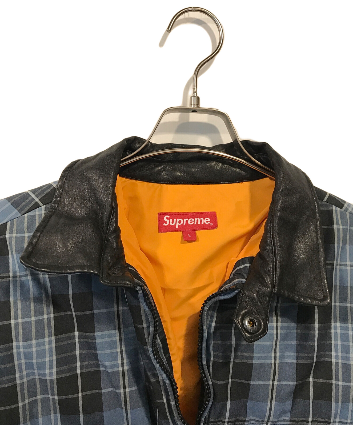 中古・古着通販】SUPREME (シュプリーム) 19FW Leather Collar Puffy 