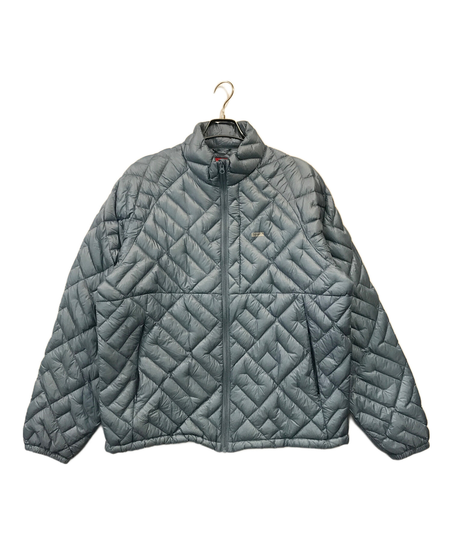 Spellout Quilted Lightweight Down Jacket