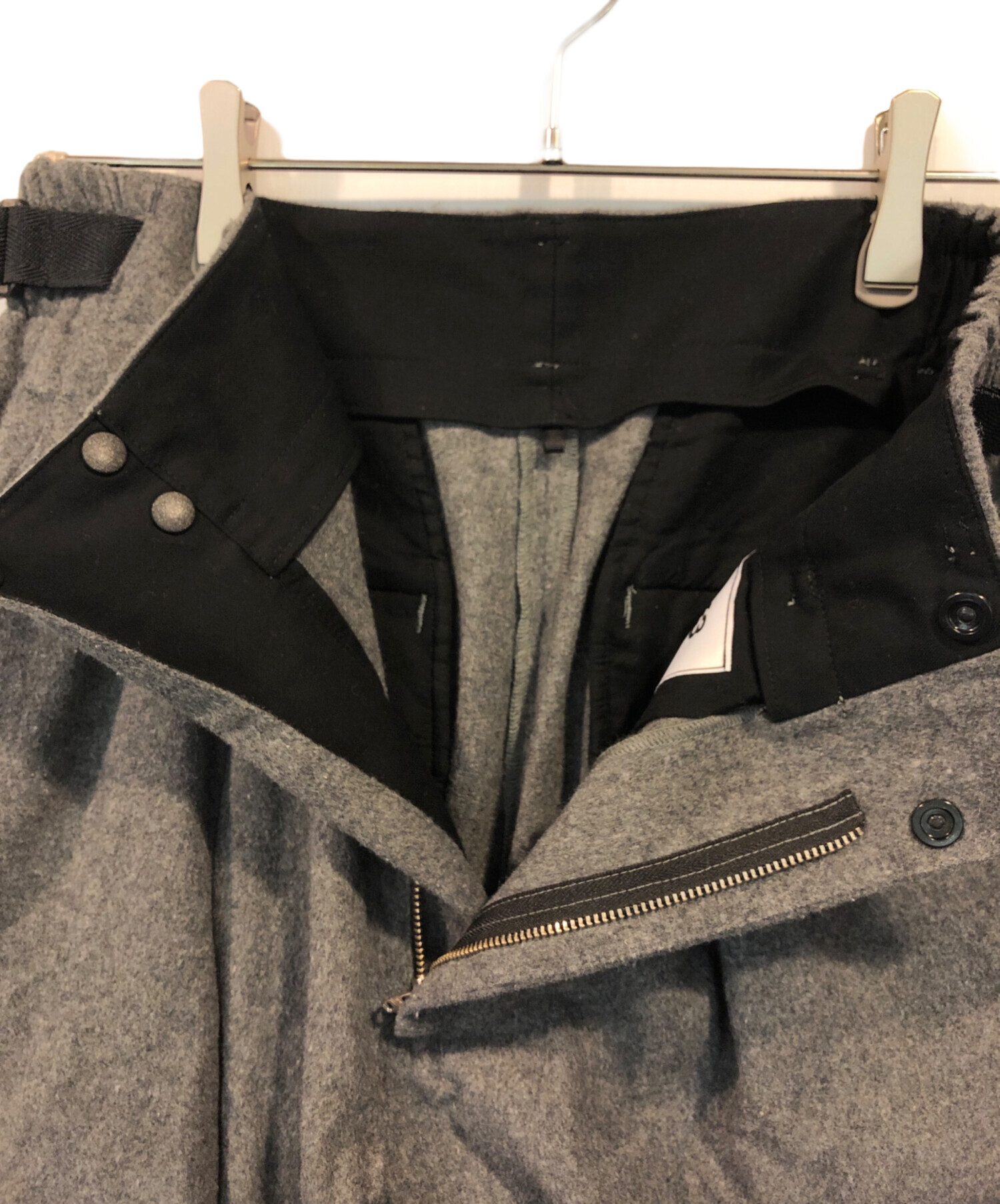 中古・古着通販】Y-3 (ワイスリー) CLASSIC WOOL FLANNEL CUFF PANTS