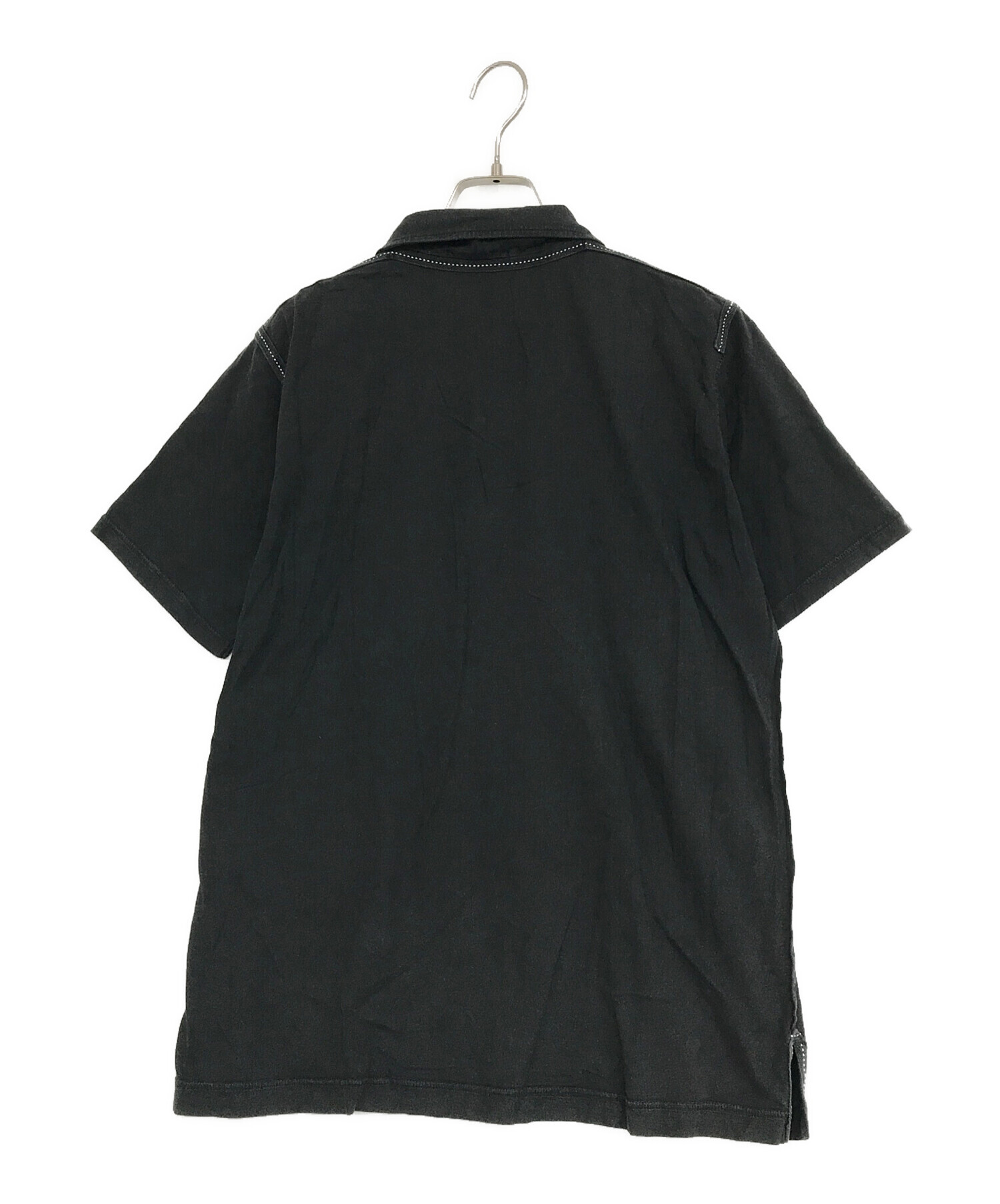 ISSEY MIYAKE MENイッセイミヤケ ステッチデザイン ジャージーテーラードジャケット[MJKA72822] ISSEY MIYAKE MEN (イッセイミヤケメン) ステッチデザインハーフジップシャツ ブラック サイズ:2