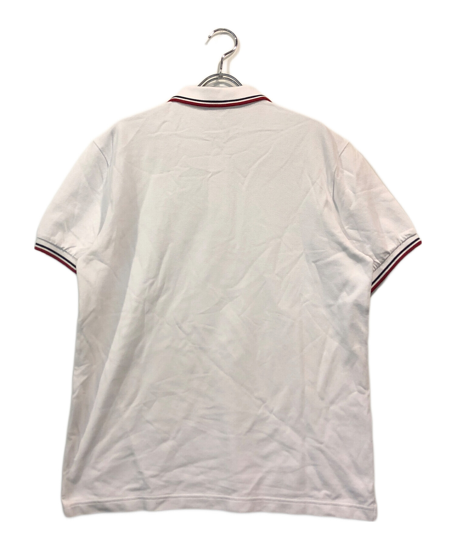 PRADA プラダ　ポロシャツホワイト White Short-sleeved cotton polo shirt | PRADA - United States