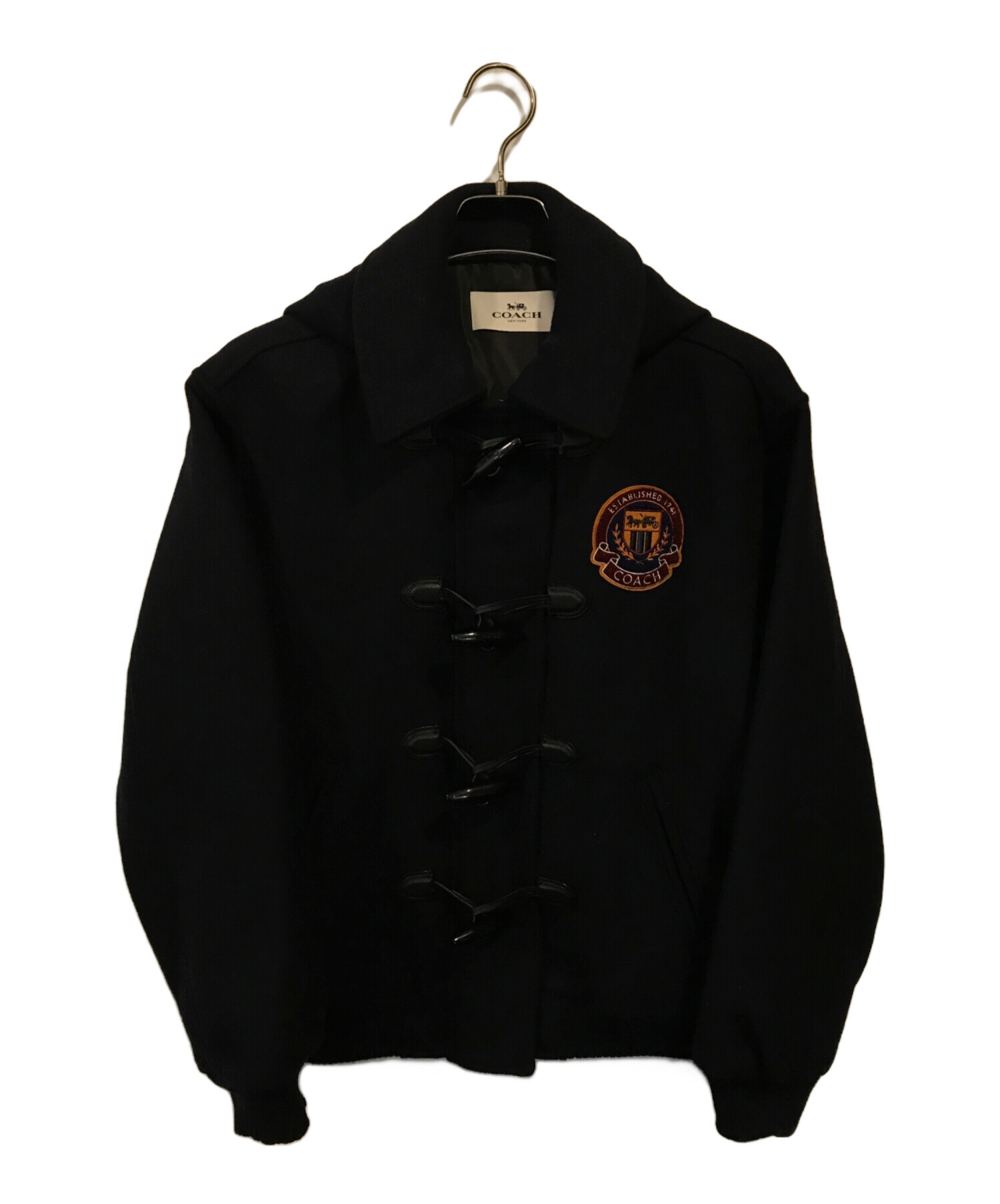 中古・古着通販】COACH (コーチ) ダッフルコート ネイビー サイズ:M