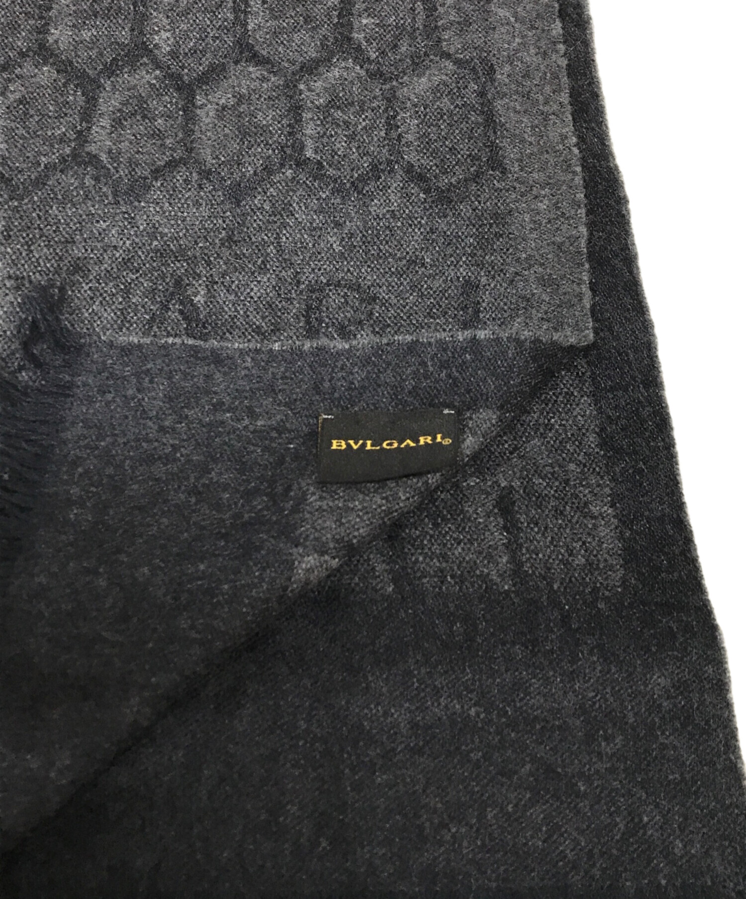 中古・古着通販】BVLGARI (ブルガリ) カシミヤシルクストール ブラック