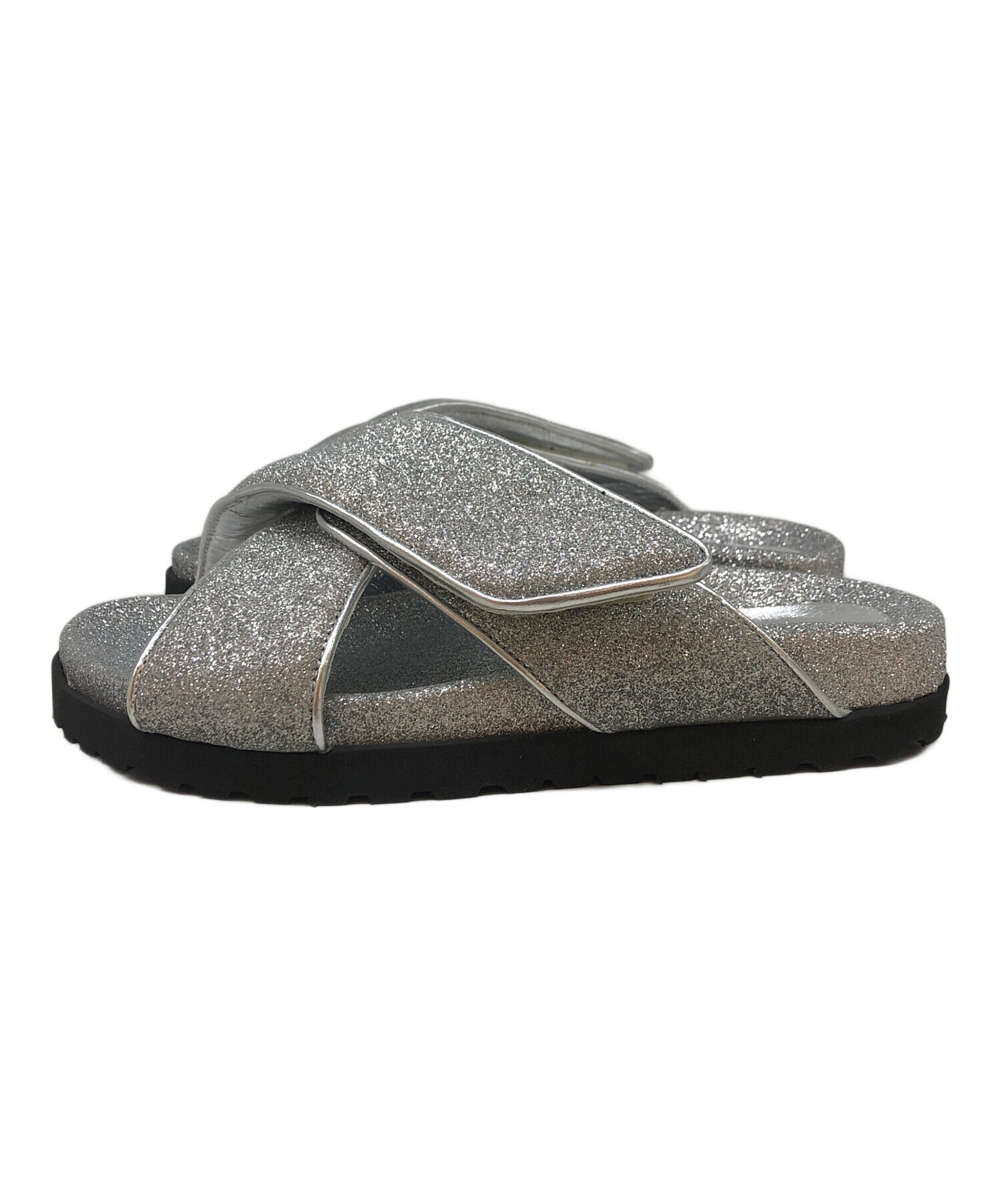 【8/23まで限定価格】GIABORGHINI レザー　ベルクロサンダル 中古・古着通販】GIABORGHINI (ジアボルギーニ) ベルクロサンダル