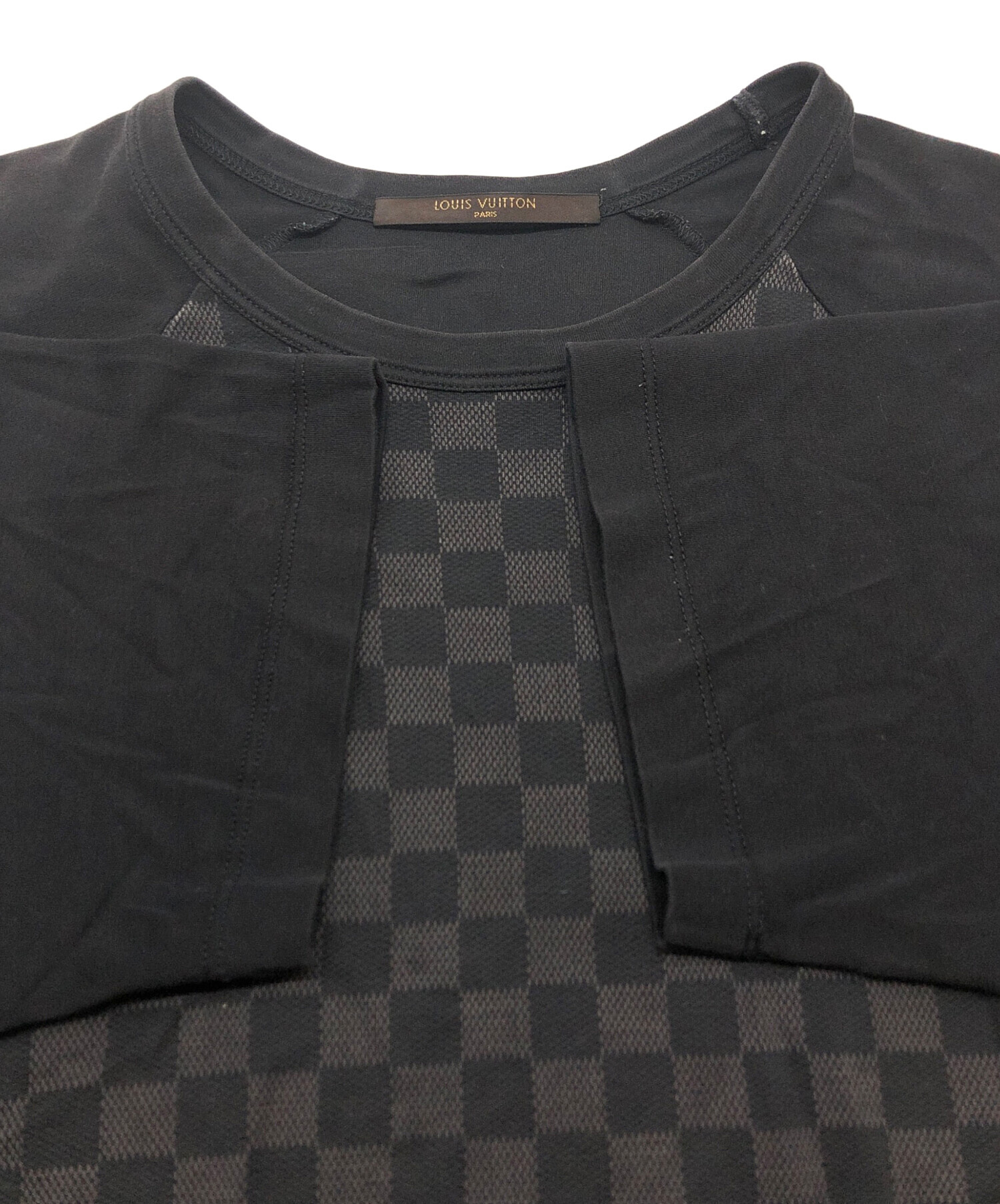 中古・古着通販】LOUIS VUITTON (ルイ ヴィトン) ダミエ半袖Tシャツ 