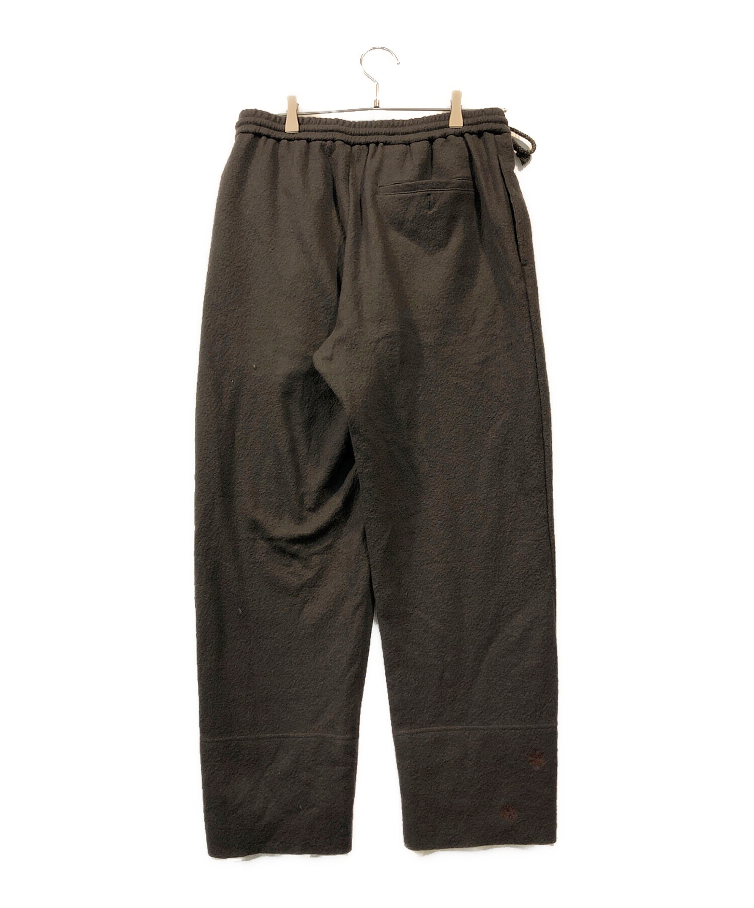 中古・古着通販】amachi. (アマチ) DOUBEL HEM PANTS グレー サイズ 
