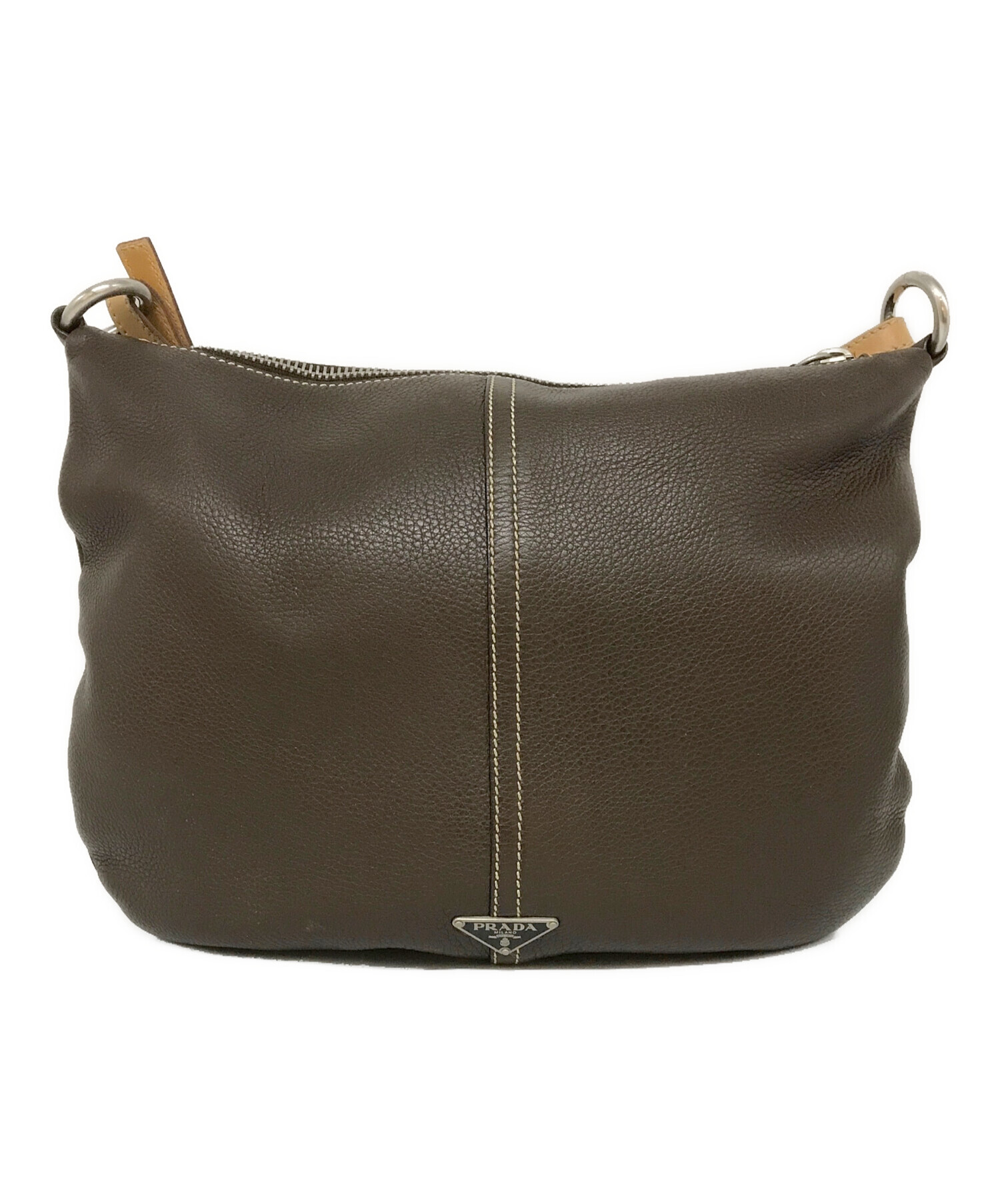 中古・古着通販】PRADA (プラダ) ワンハンドルバッグ ブラウン