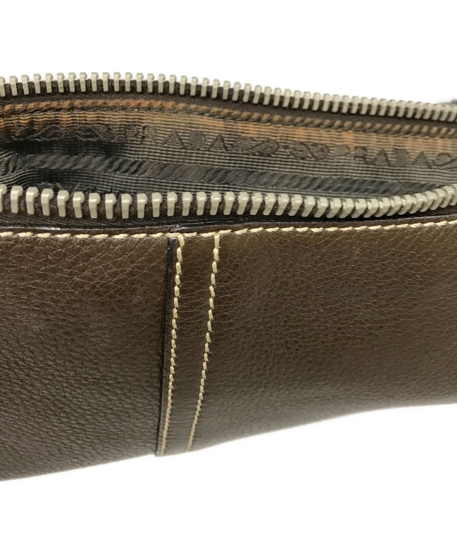 中古・古着通販】PRADA (プラダ) ワンハンドルバッグ ブラウン