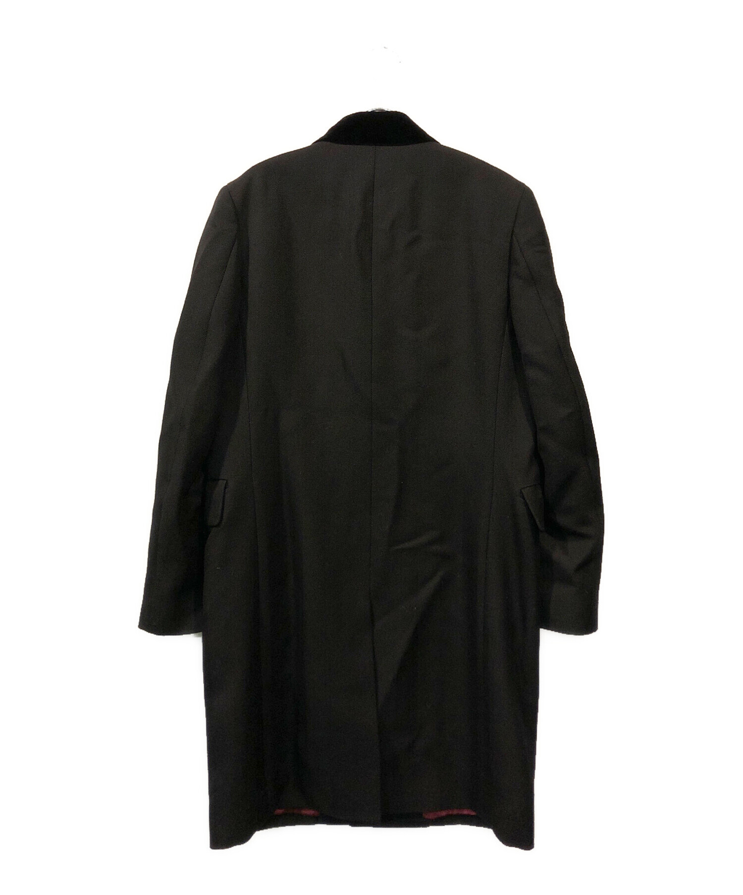 中古・古着通販】PAUL SMITH (ポールスミス) ウールヘリンボーンコート