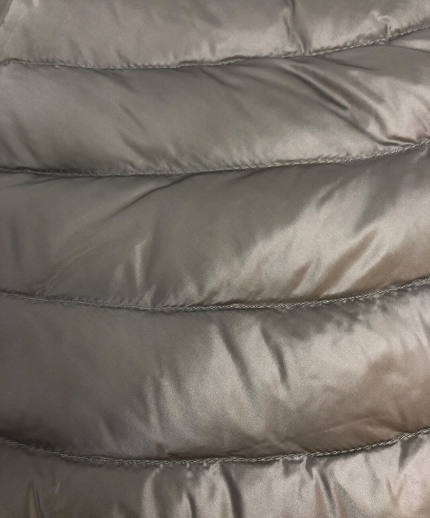 中古・古着通販】MONCLER (モンクレール) ダウンケープマフラー グレー