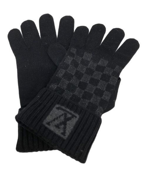【未使用】ルイヴィトンLOUIS VUITTON 手袋 中古・古着通販】LOUIS VUITTON (ルイ ヴィトン) 手袋 ブラック