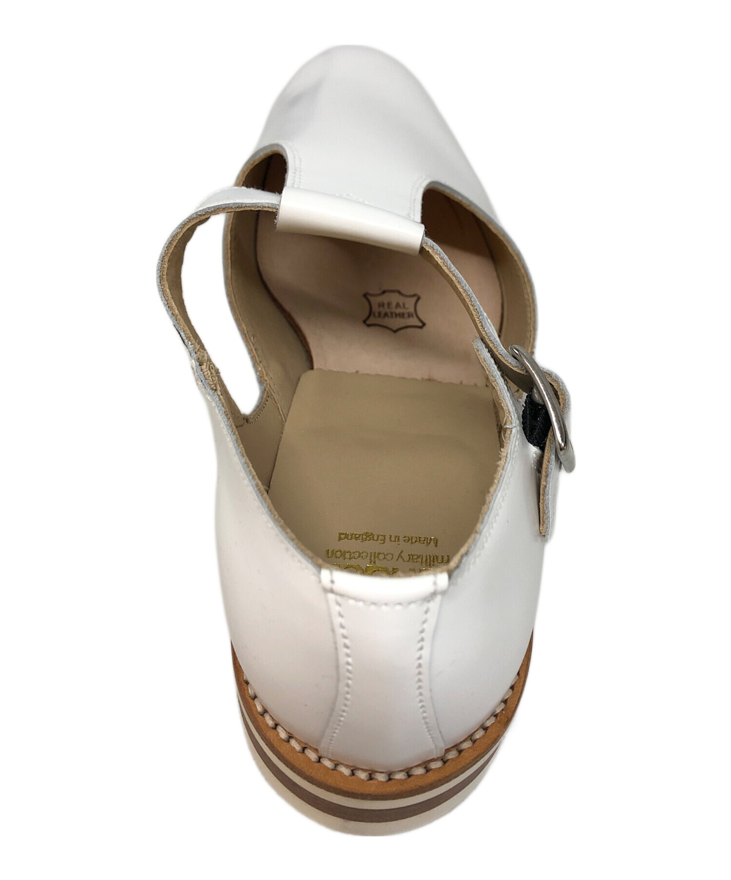 中古・古着通販】SANDERS (サンダース) MILITARY SANDAL ホワイト 