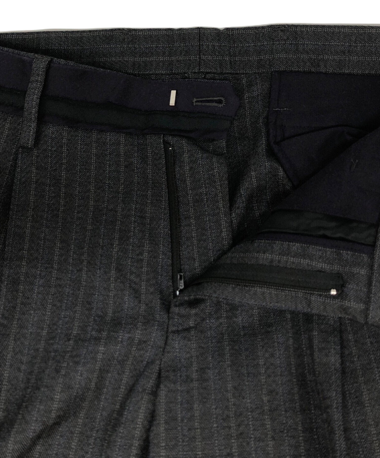 中古・古着通販】KOLOR (カラー) ウエスト切替ストライプスラックス