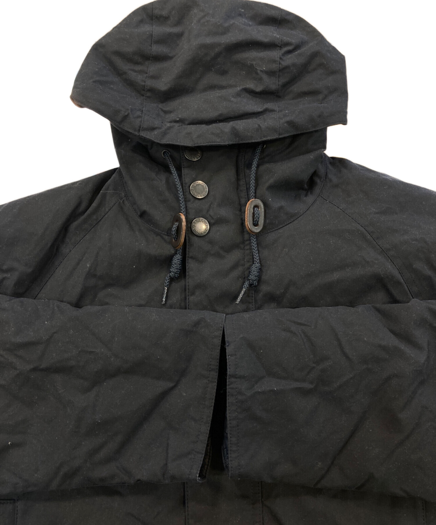 中古・古着通販】Barbour (バブアー) フード付きBEAUFORT ブラック