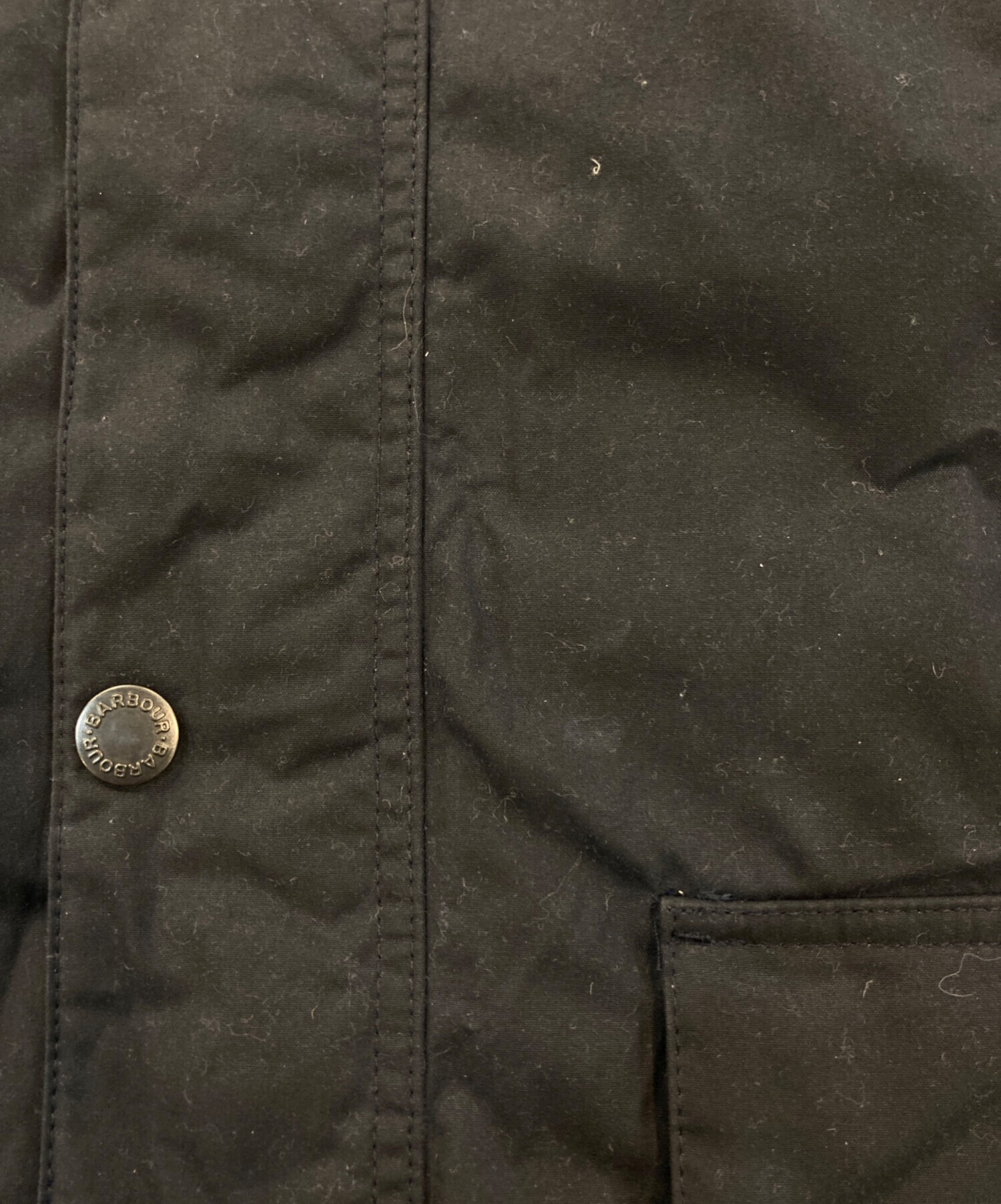 中古・古着通販】Barbour (バブアー) フード付きBEAUFORT ブラック