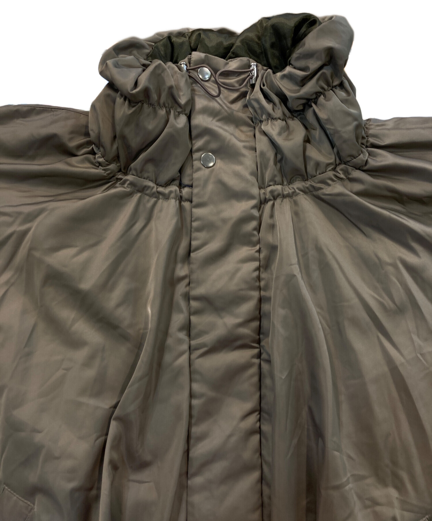 OMMO ネックギャザーバルーンコート　un3d clane todayful 中古・古着通販】OMMO (オーエムエムオー) ネックギャザーバルーン