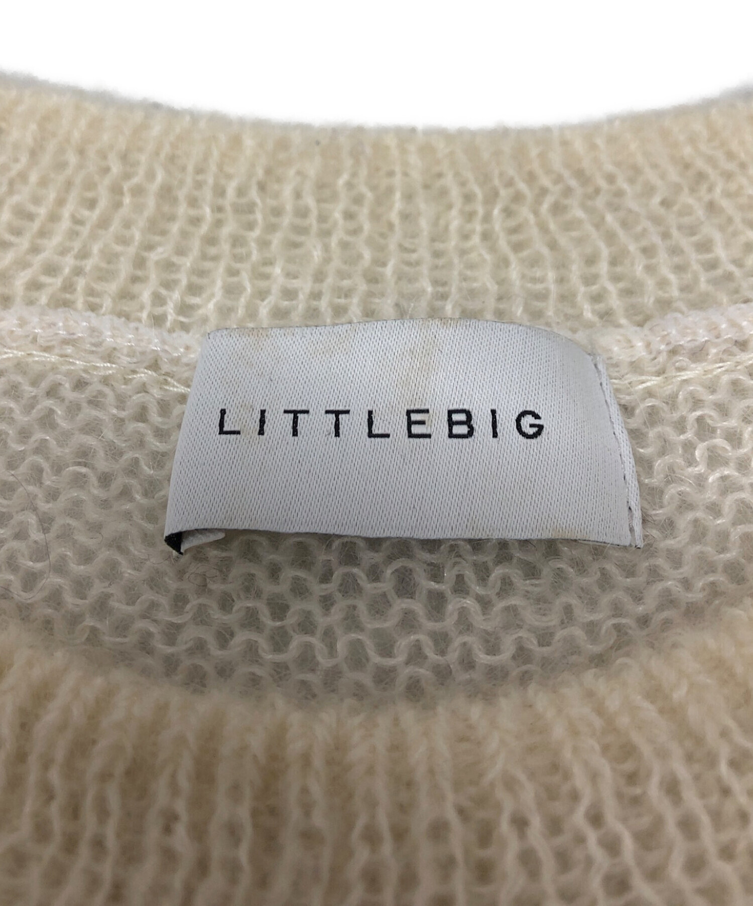 中古・古着通販】LITTLEBIG (リトルビッグ) Mohair Knit ベージュ 