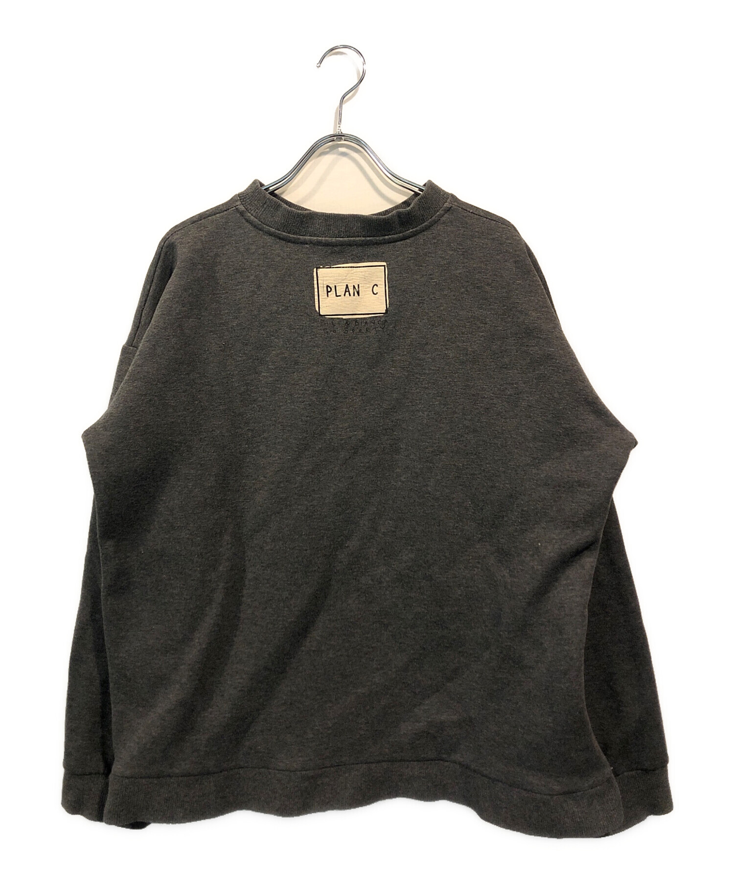 中古・古着通販】PLAN C (プランシー) GO SPORTYスウェット グレー
