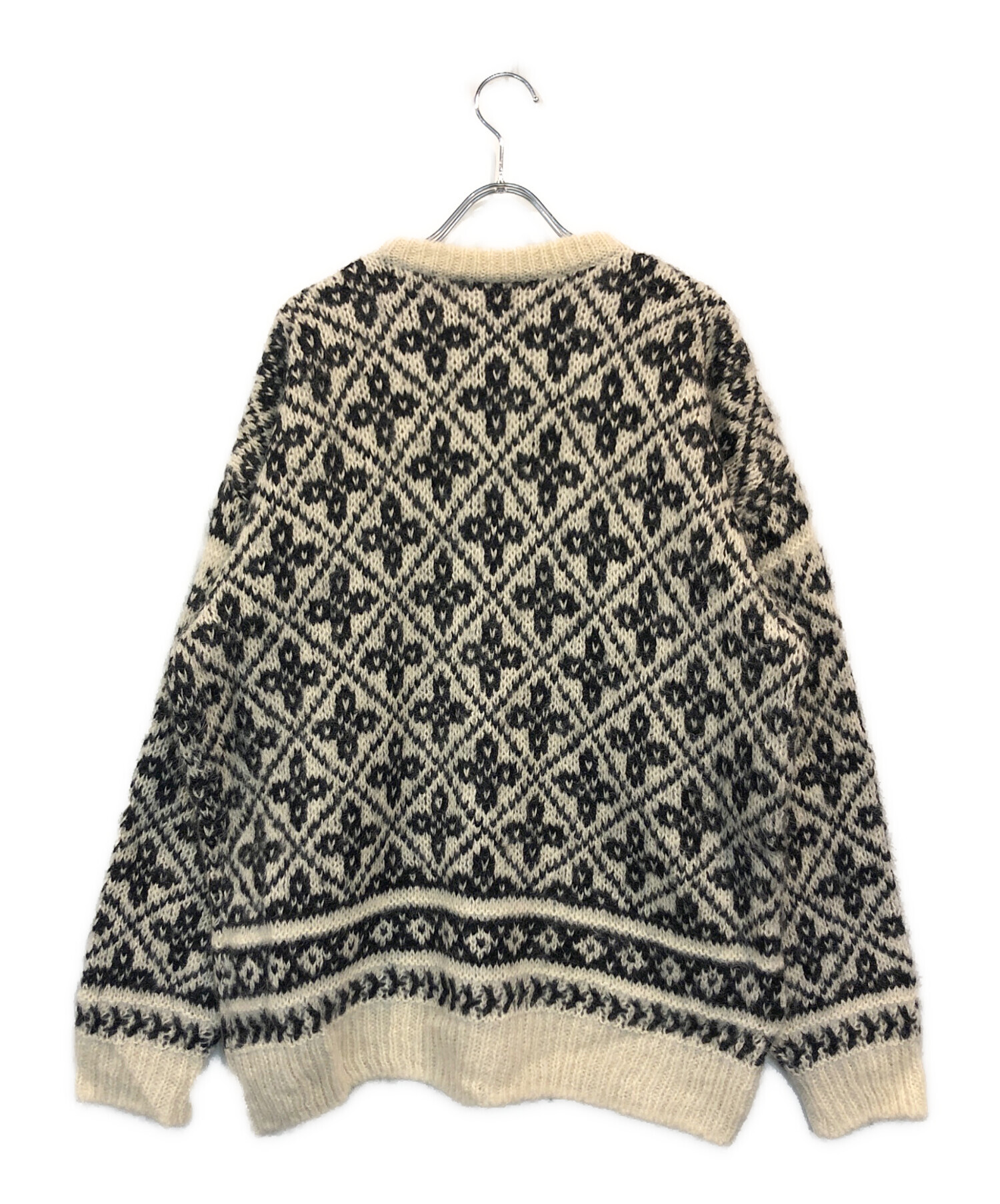 中古・古着通販】BATONER (バトナ―) MOHAIR LATOVIAN CREW NECK