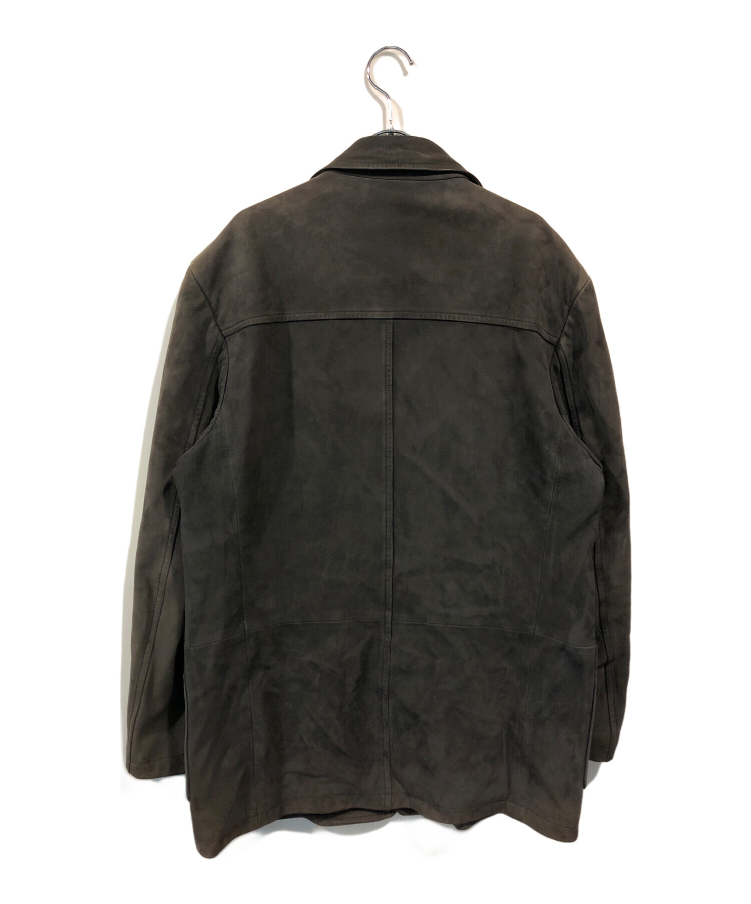 中古・古着通販】LOEWE (ロエベ) スウェードテーラードジャケット 