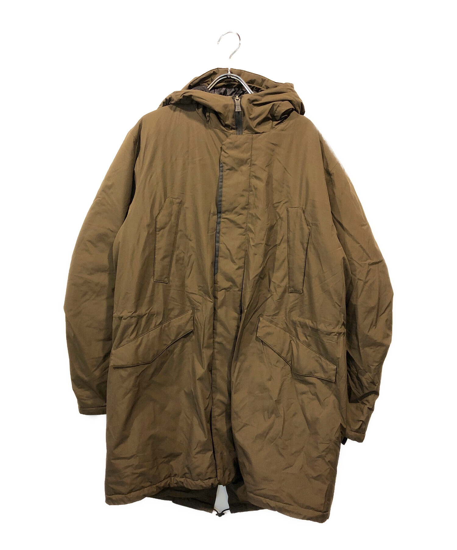 中古・古着通販】HERNO (ヘルノ) フーデッド ダウンコート カーキ 