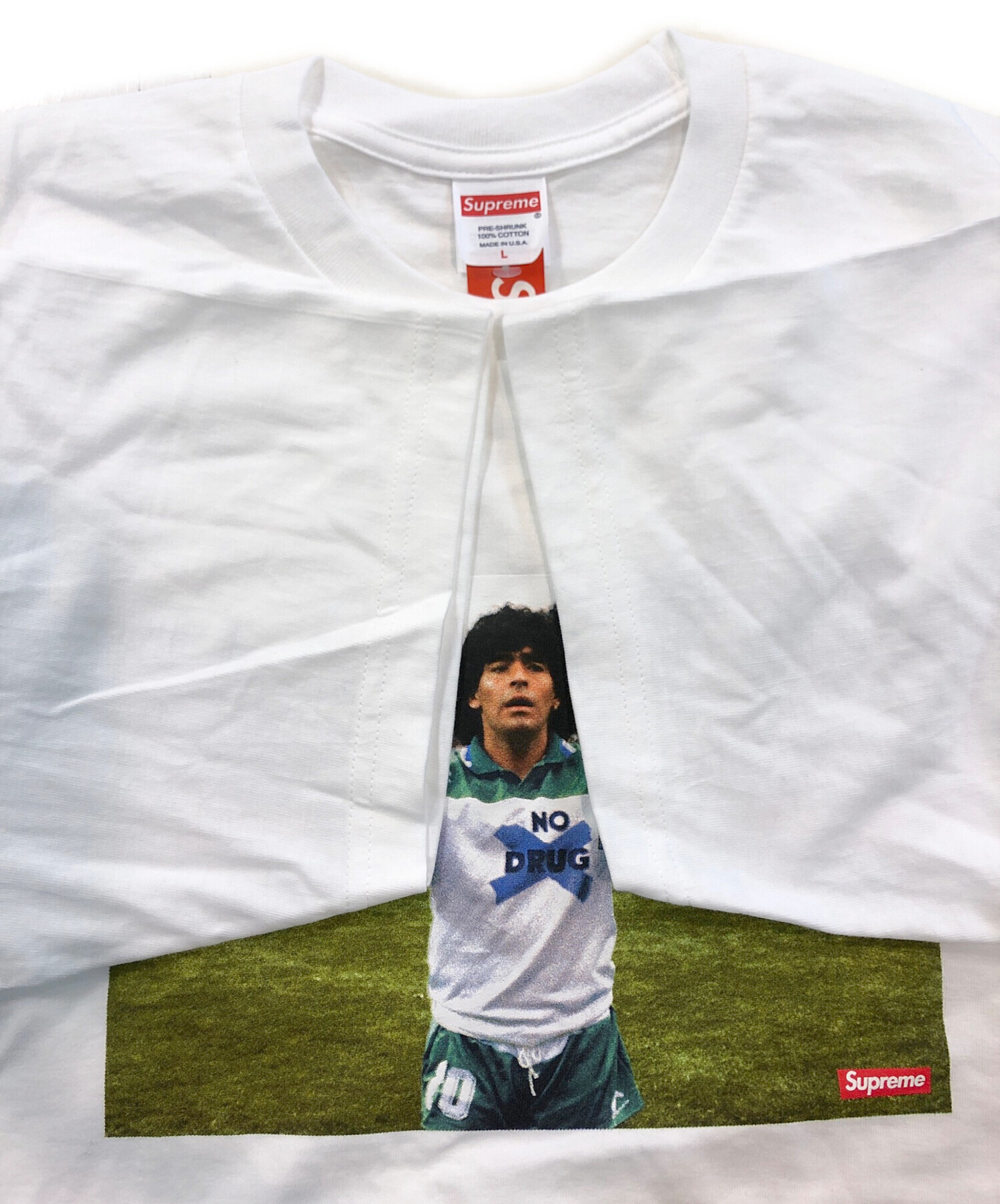 中古・古着通販】SUPREME (シュプリーム) マラドーナTEE ホワイト 