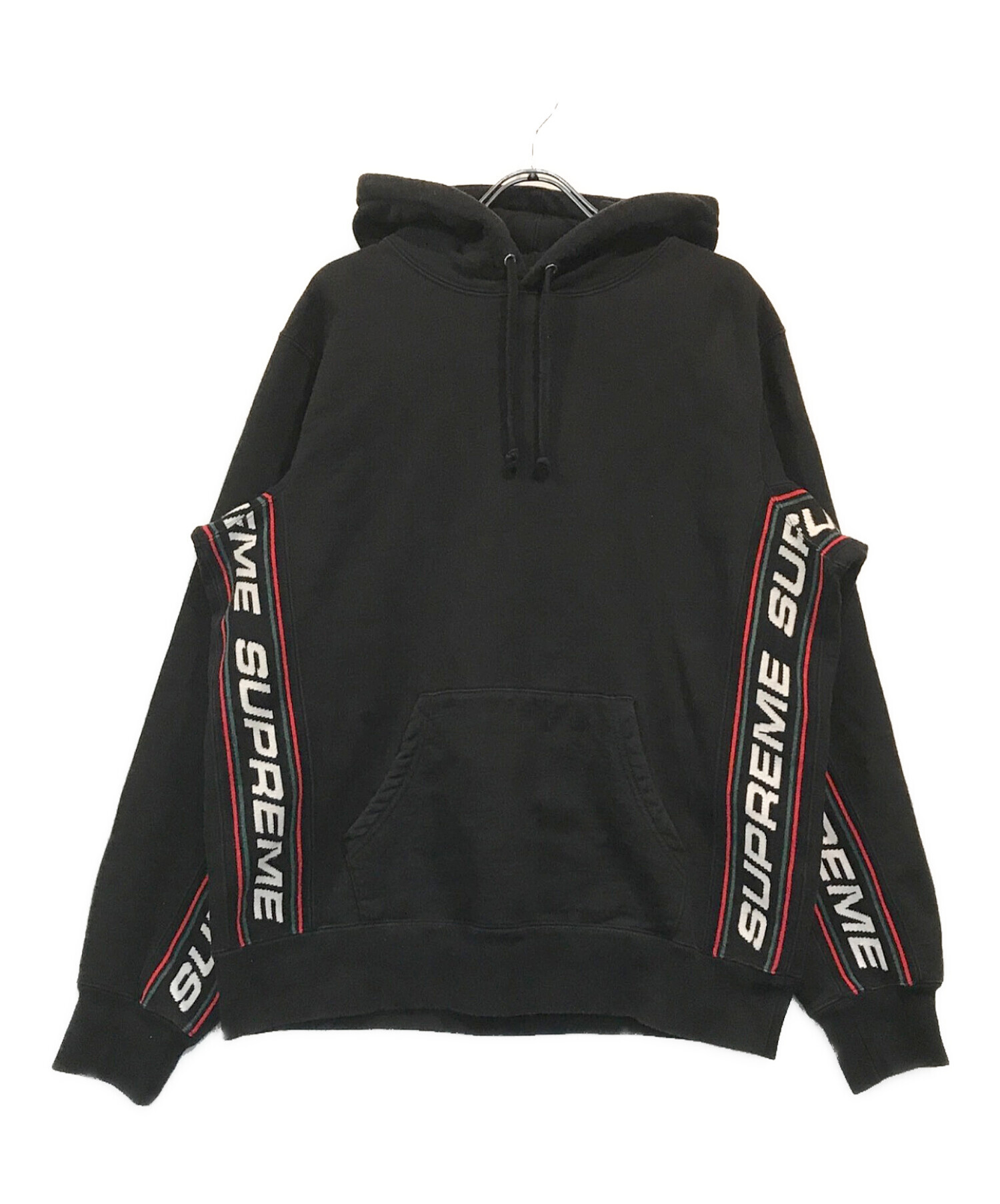 中古・古着通販】SUPREME (シュプリーム) Text Rib Hooded Sweatshirt  