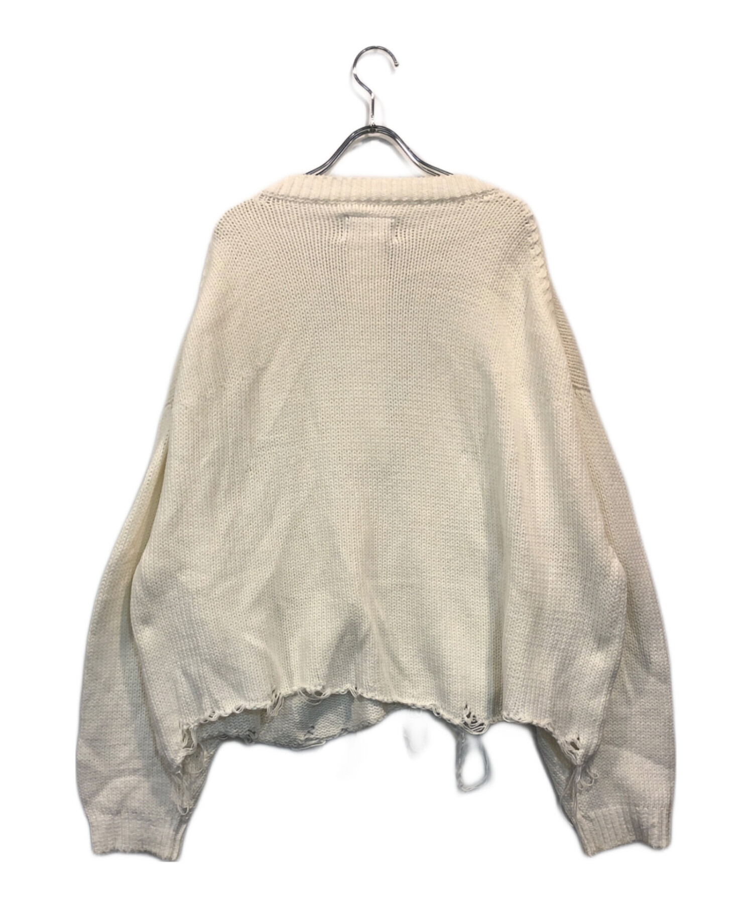 doublet ダブレット ニット・セーター メンズ 【古着】【中古】 中古・古着通販】doublet (ダブレット) カットオフプルオーバーニット