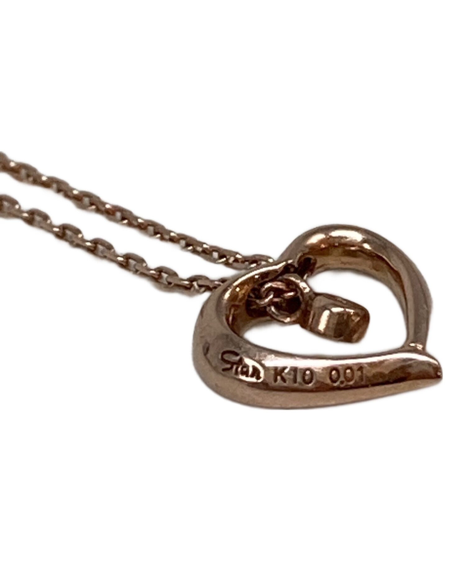 中古・古着通販】STAR JEWELRY (スタージュエリー) K10ハートモチーフ